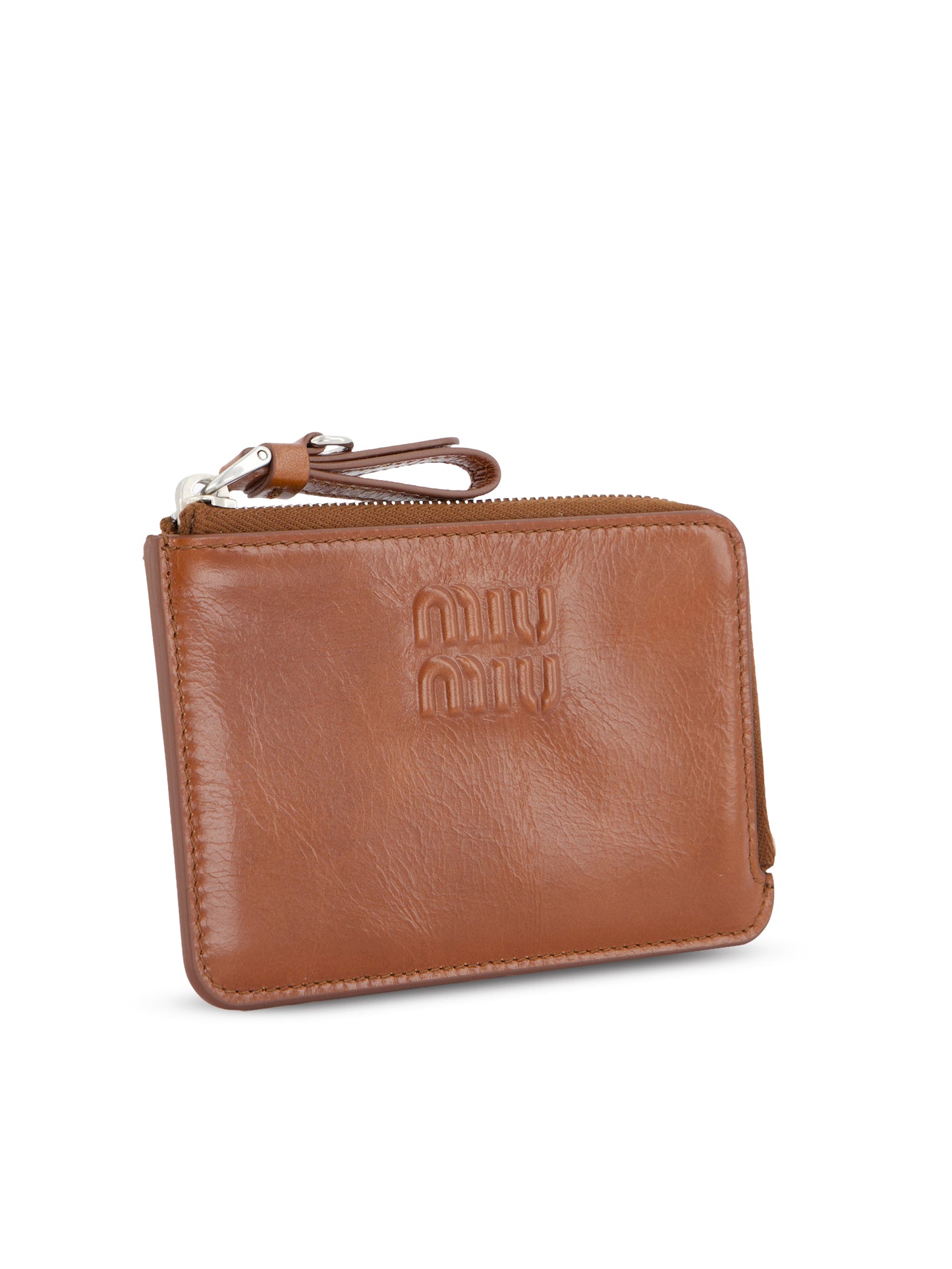 Portacarte a busta in pelle 5MB066 2A44F0BW5 MIU MIU 