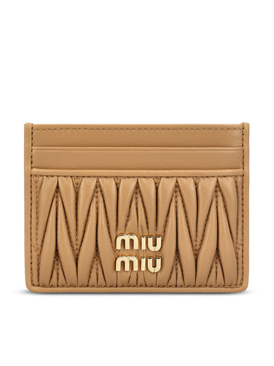 Portacarte realizzato in pelle. 5MC076 AFPPF098L MIU MIU 