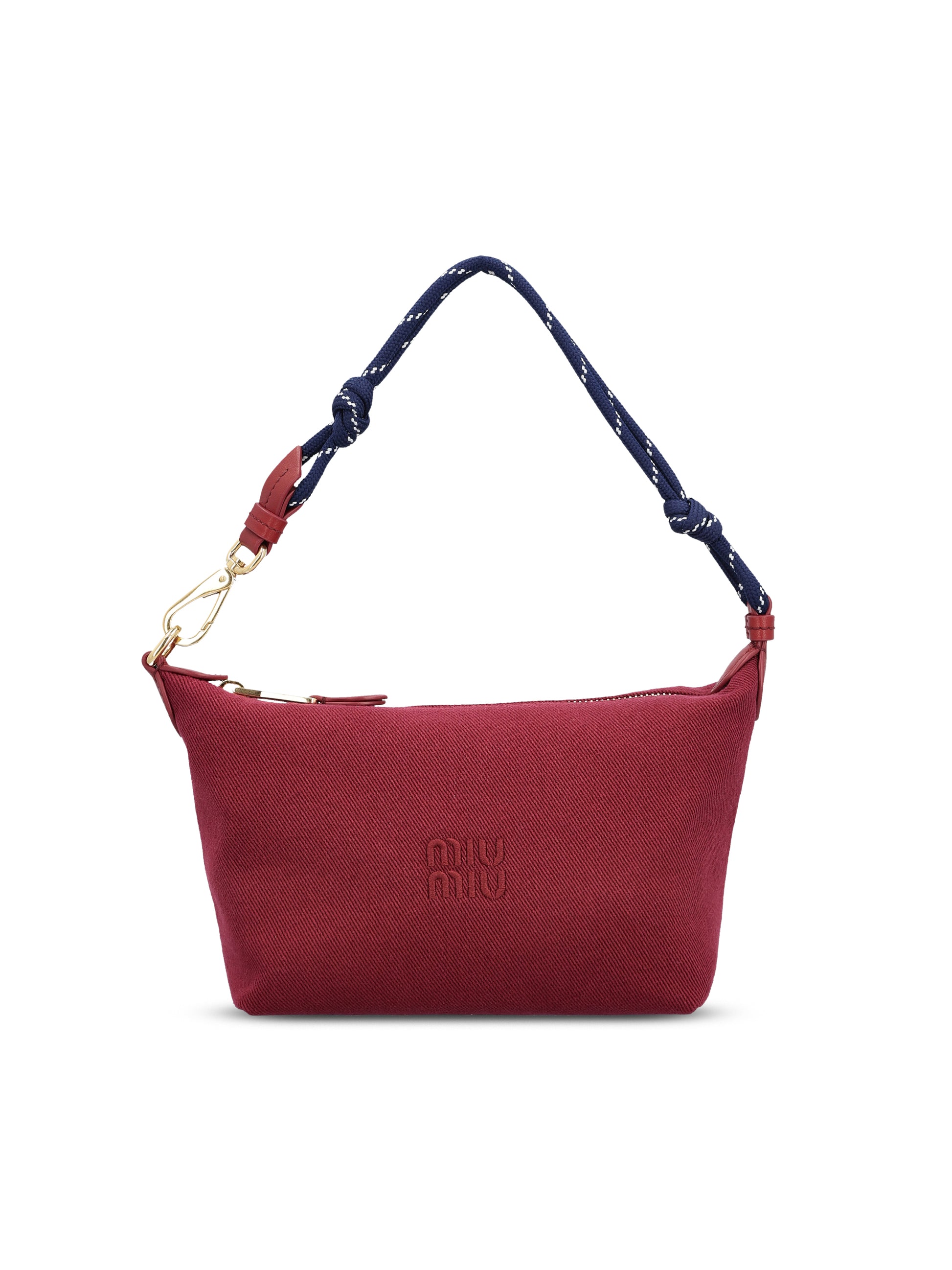 Pouch realizzata in cotone. 5NE841 2IA7F0KM8 MIU MIU 