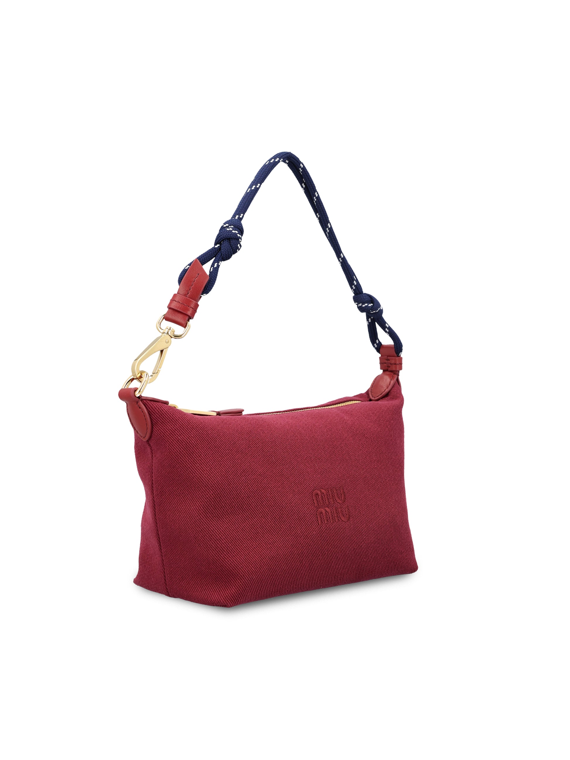 Pouch realizzata in cotone. 5NE841 2IA7F0KM8 MIU MIU 