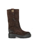 Stivali in pelle scamosciata 5U270E 0B2F0003 MIU MIU 