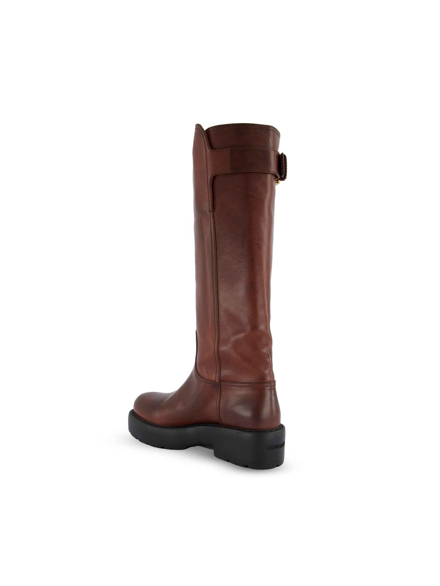 Stivali in pelle 5W767E 5ODF0201 MIU MIU 