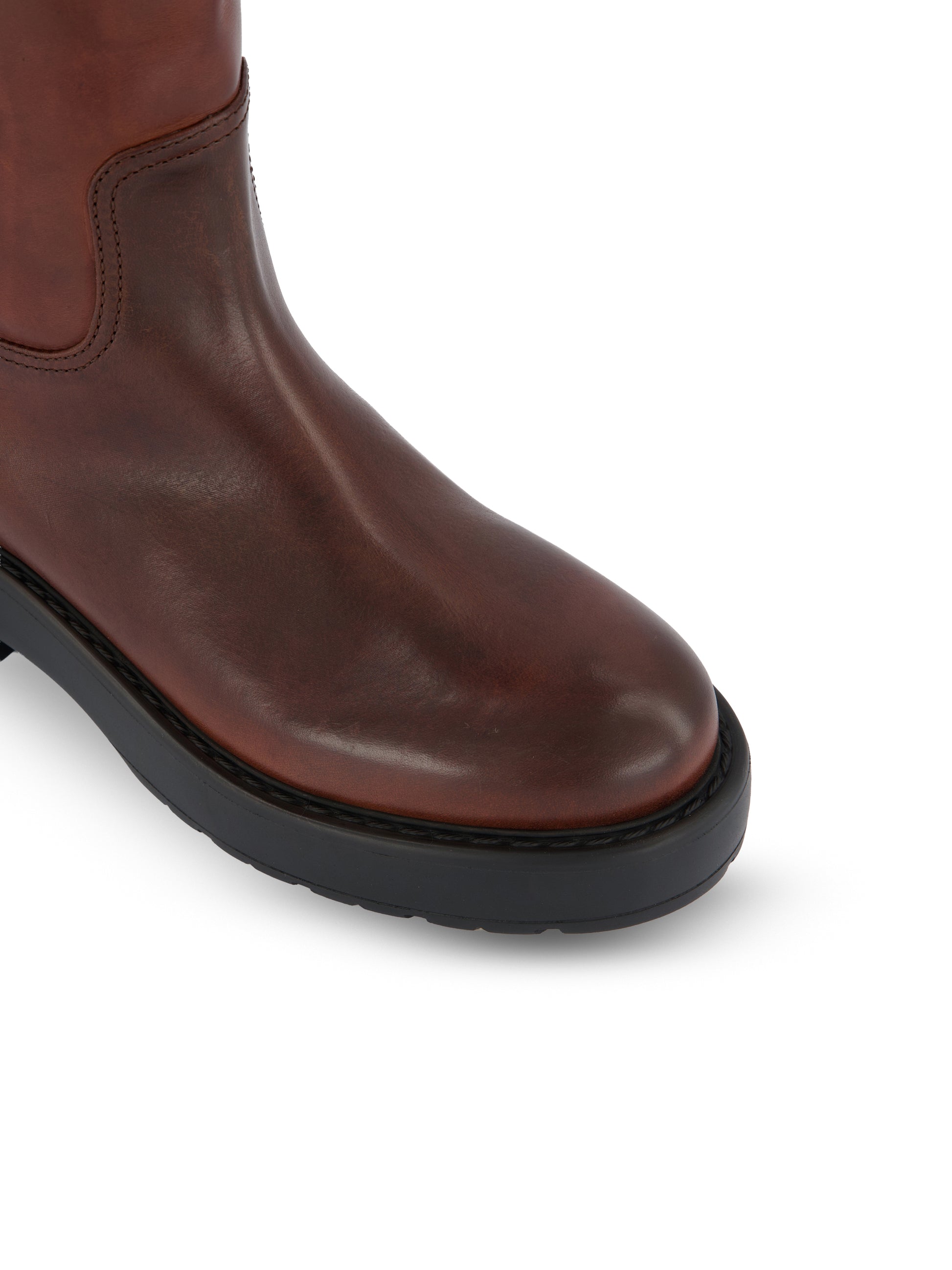Stivali in pelle 5W767E 5ODF0201 MIU MIU 
