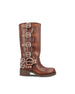 Stivali realizzati in pelle di vitello. 5W792D 3F33F0038 MIU MIU 