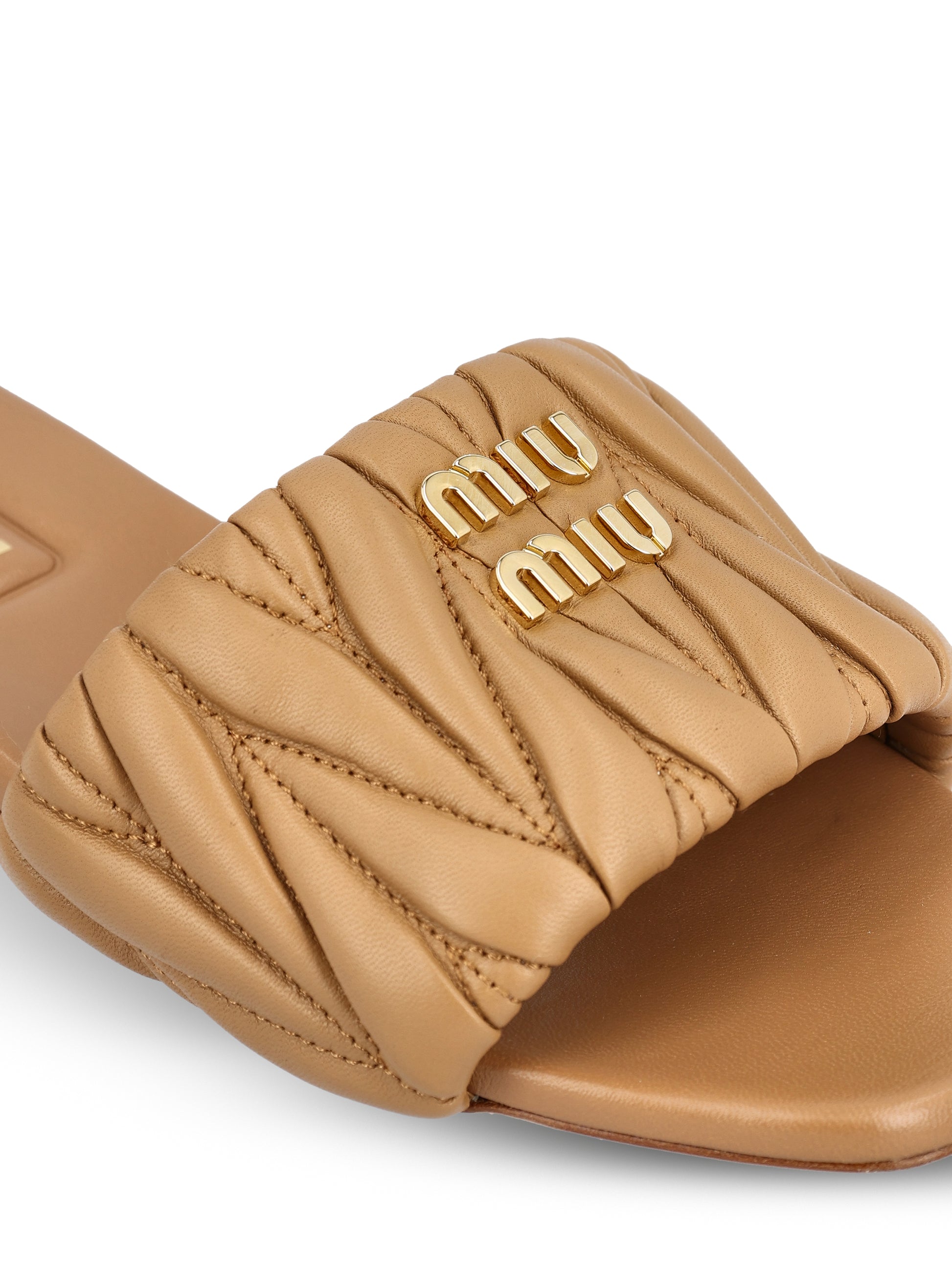 Sandali realizzati in pelle. 5XX605 88TF098L MIU MIU 