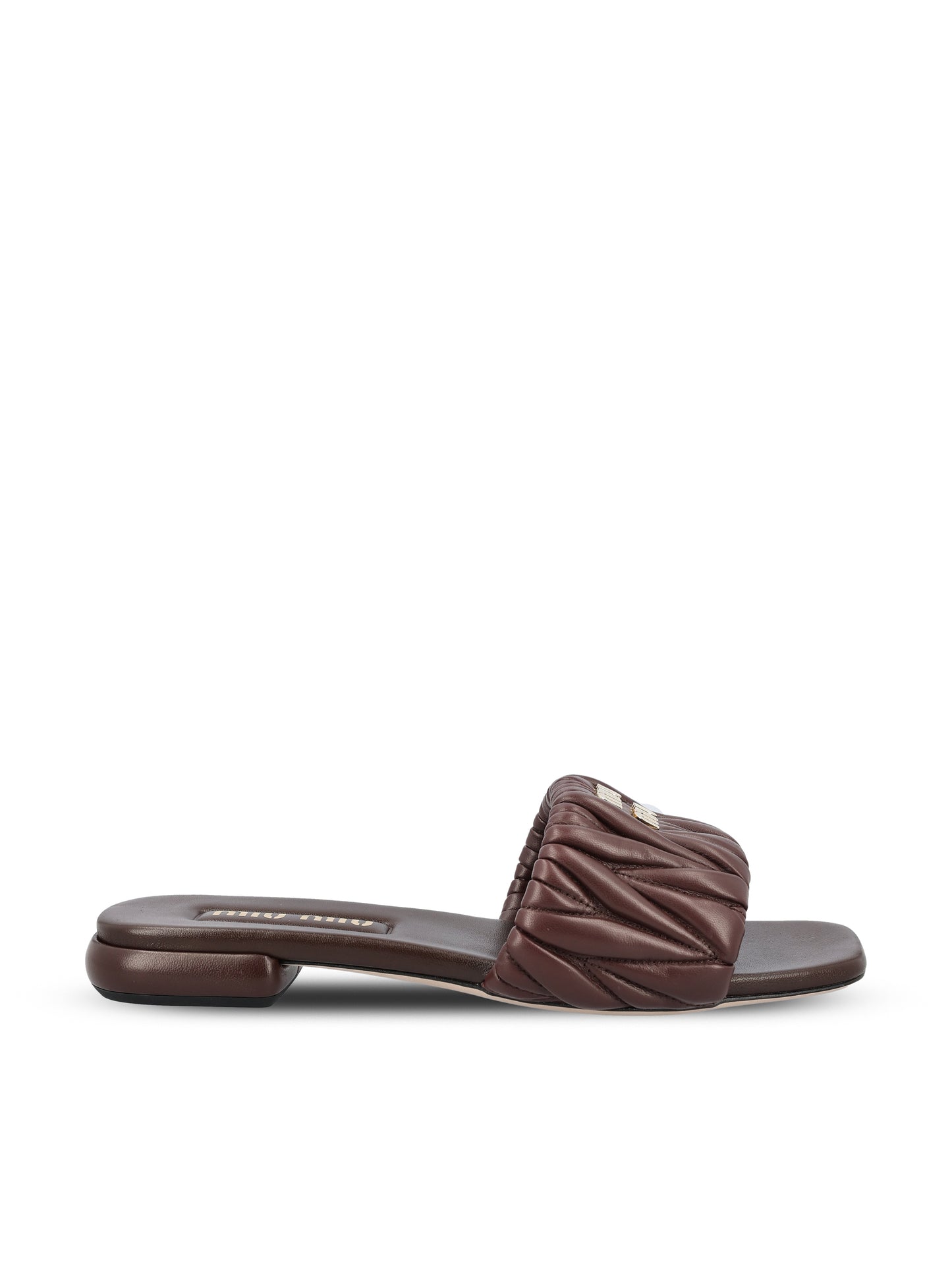 Sandali realizzati in pelle. 5XX605 88TF0NBL MIU MIU 