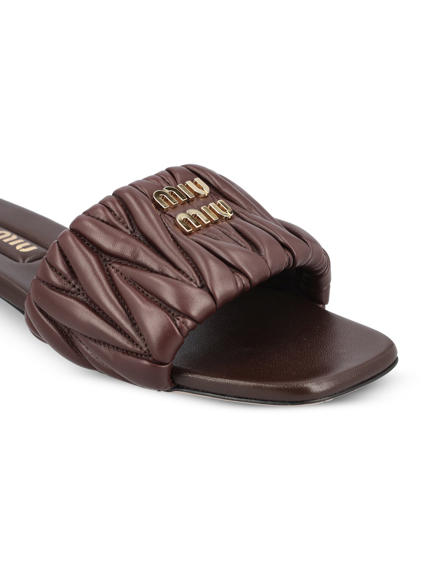 Sandali realizzati in pelle. 5XX605 88TF0NBL MIU MIU 