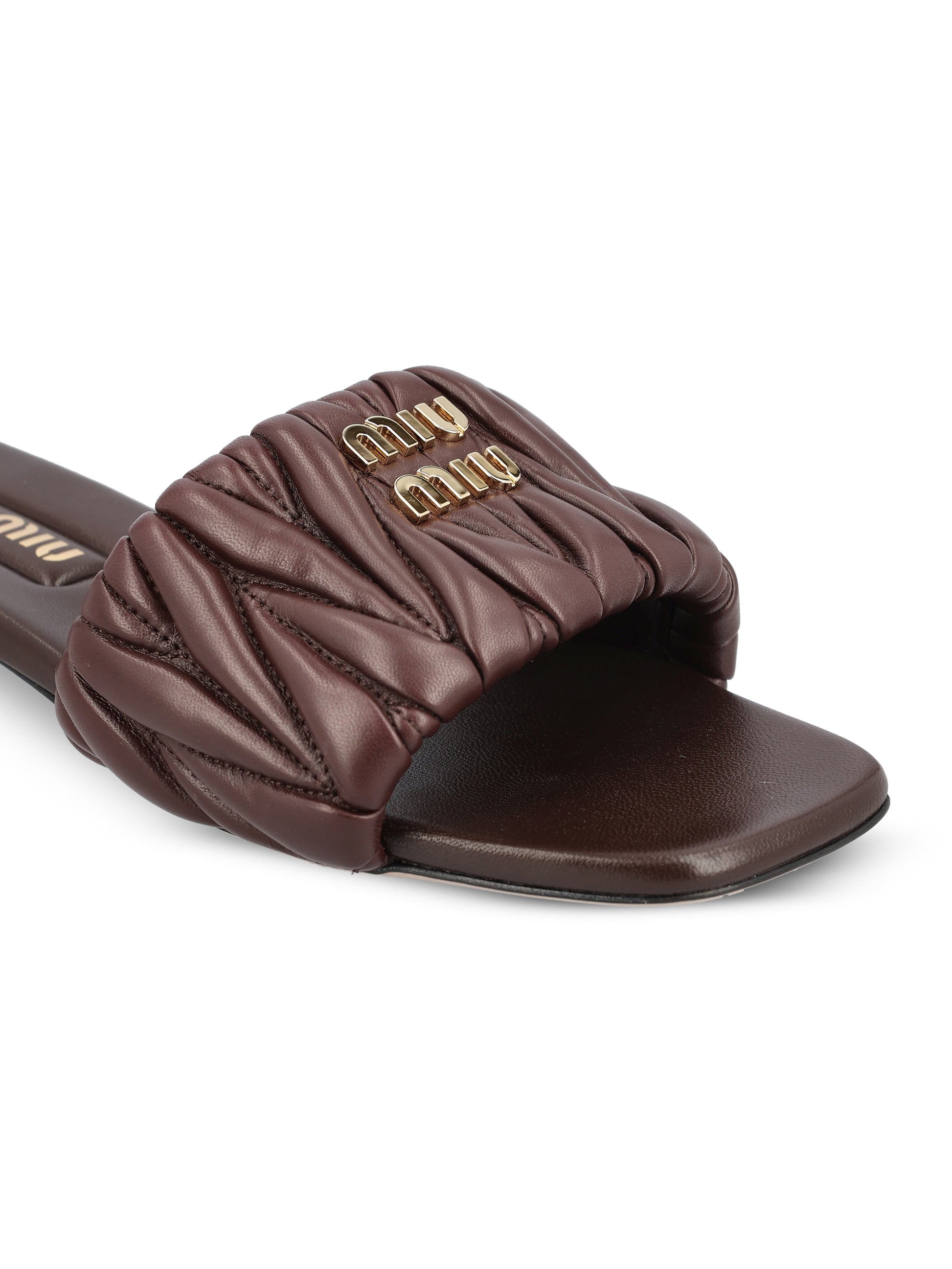 Sandali realizzati in pelle. 5XX605 88TF0NBL MIU MIU 