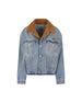 Blouson realizzato in denim. GWB313 196YF0013 MIU MIU 