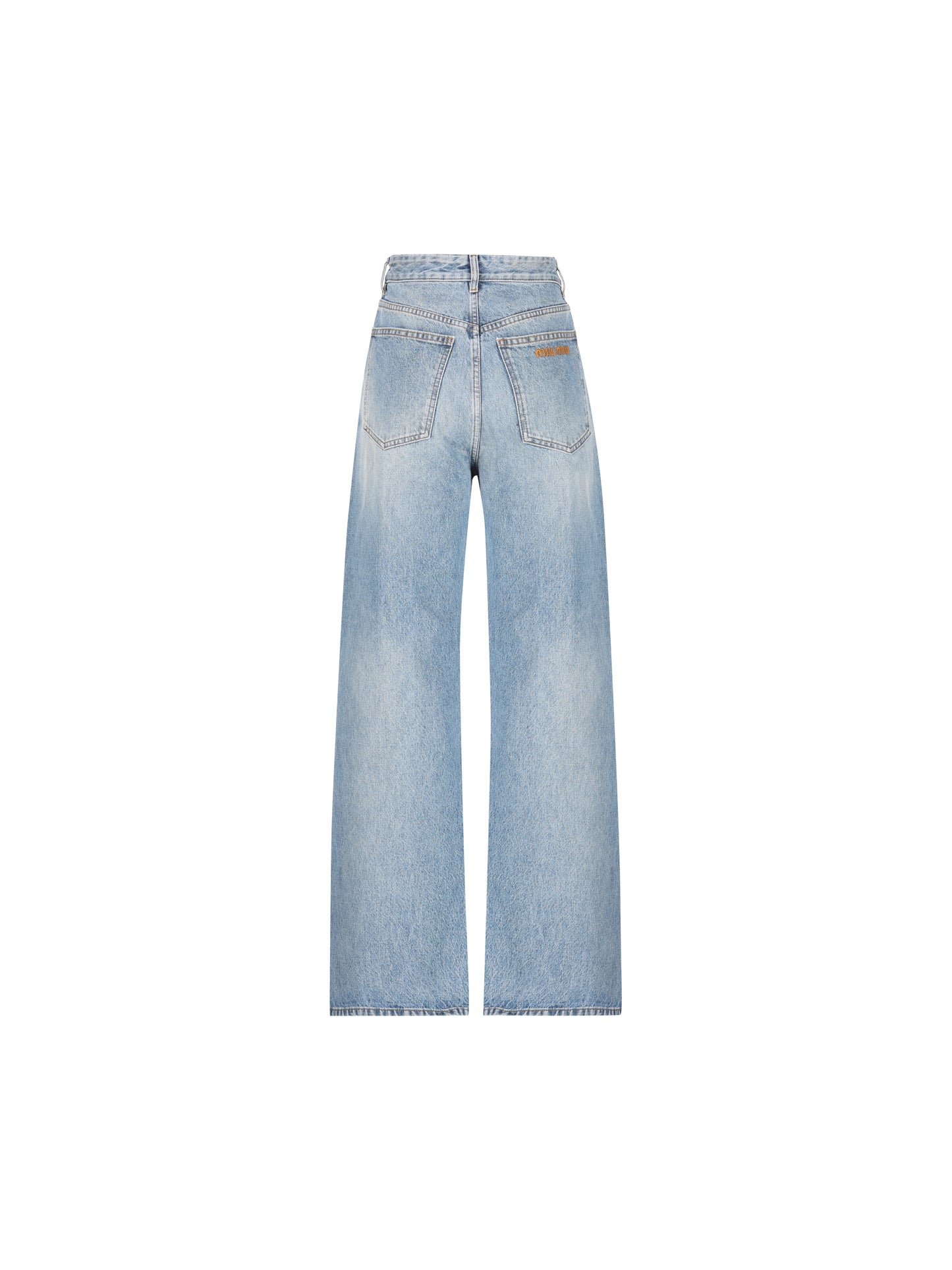 Pantaloni realizzati in cotone. GWP500 1NLCF0008 MIU MIU 