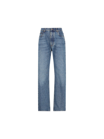 Jeans realizzati in cotone. GWP607 192UF0008 MIU MIU 