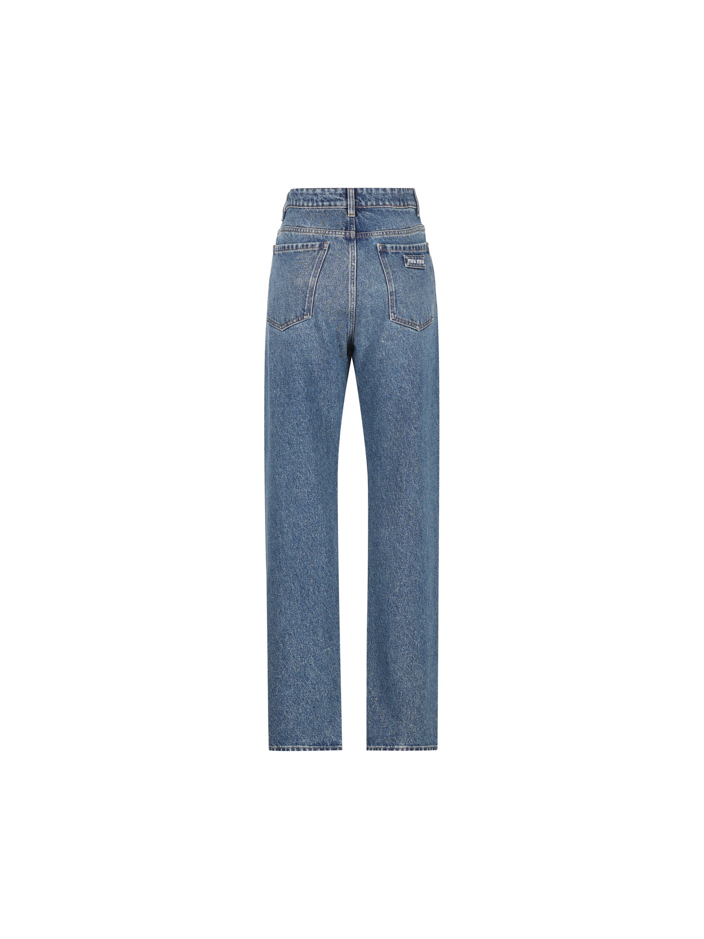 Jeans realizzati in cotone. GWP607 192UF0008 MIU MIU 