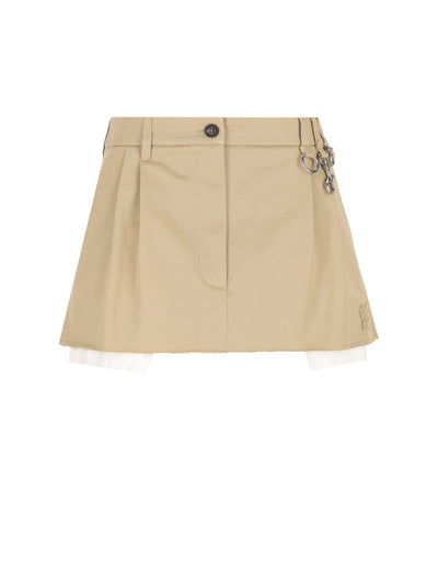 Gonna in cotone. MG2690 1UPXF0065 MIU MIU 