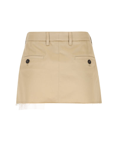 Gonna in cotone. MG2690 1UPXF0065 MIU MIU 