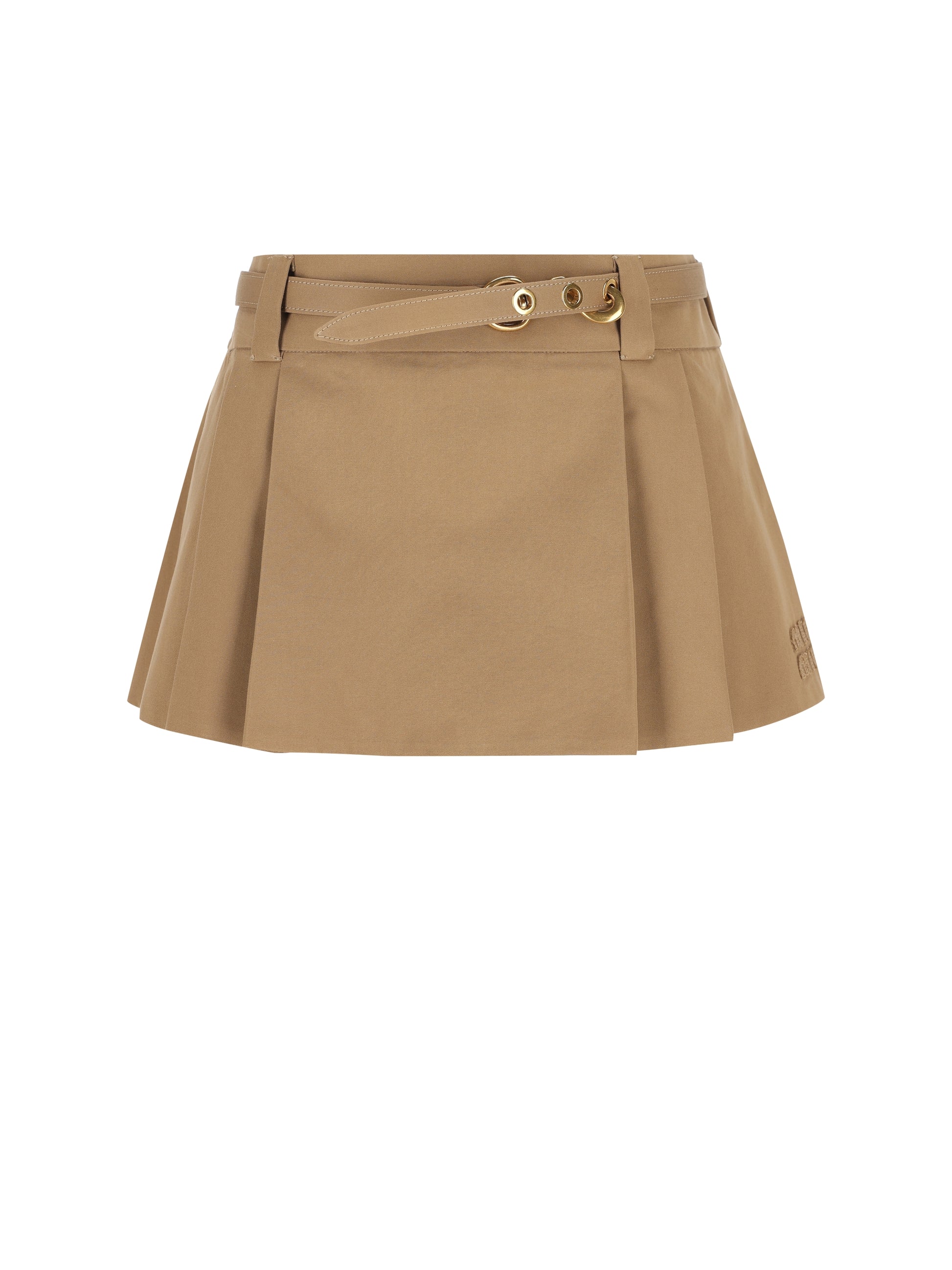 Gonna realizzata in cotone. MG2692 1BMSF0594 MIU MIU 