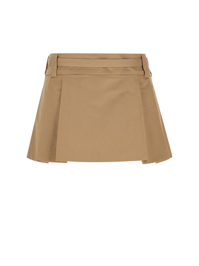 Gonna realizzata in cotone. MG2692 1BMSF0594 MIU MIU 