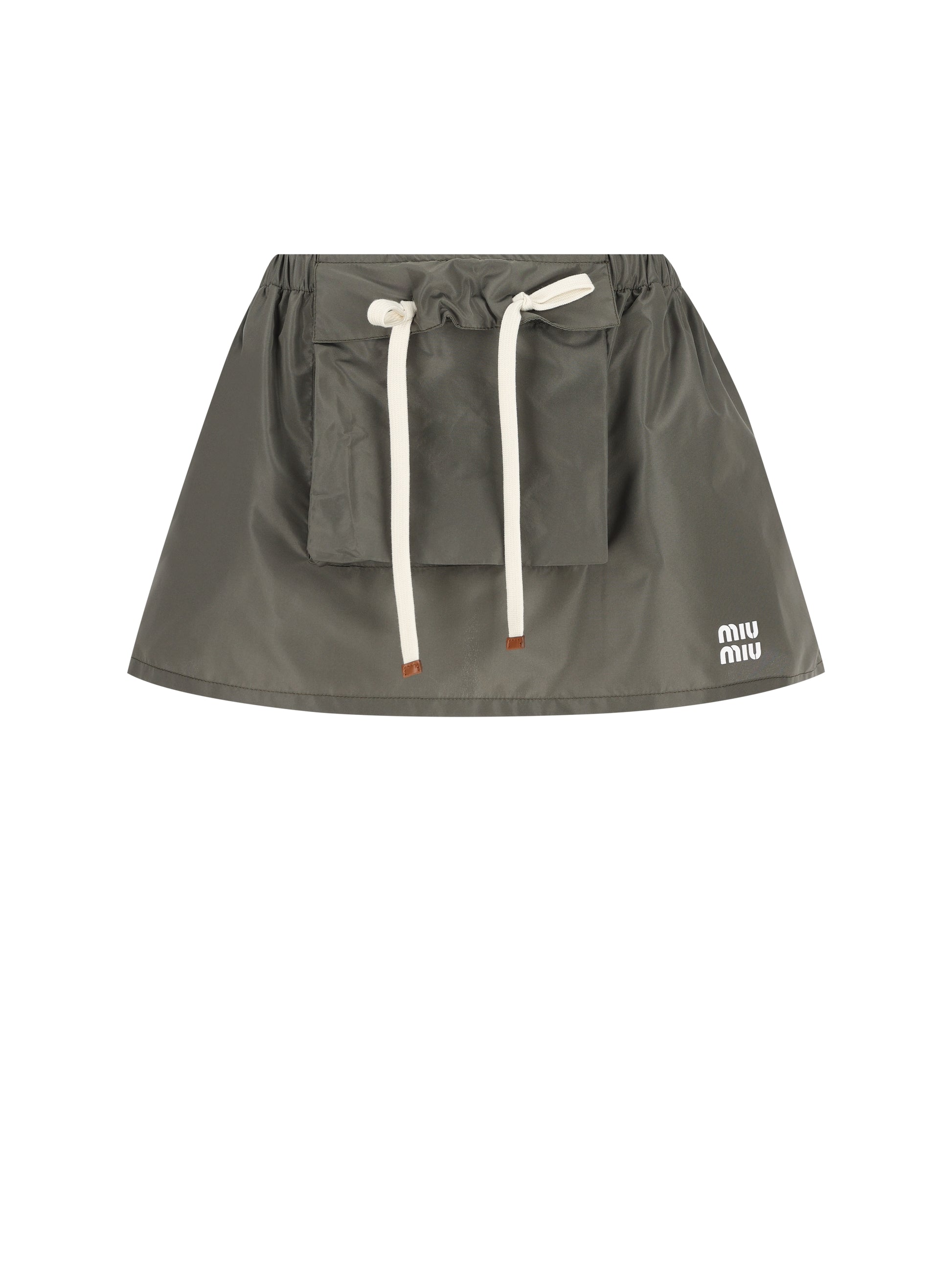 Minigonna realizzata in tela. MG2704 121IF0414 MIU MIU 