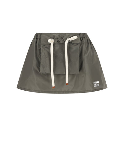 Minigonna realizzata in tela. MG2704 121IF0414 MIU MIU 