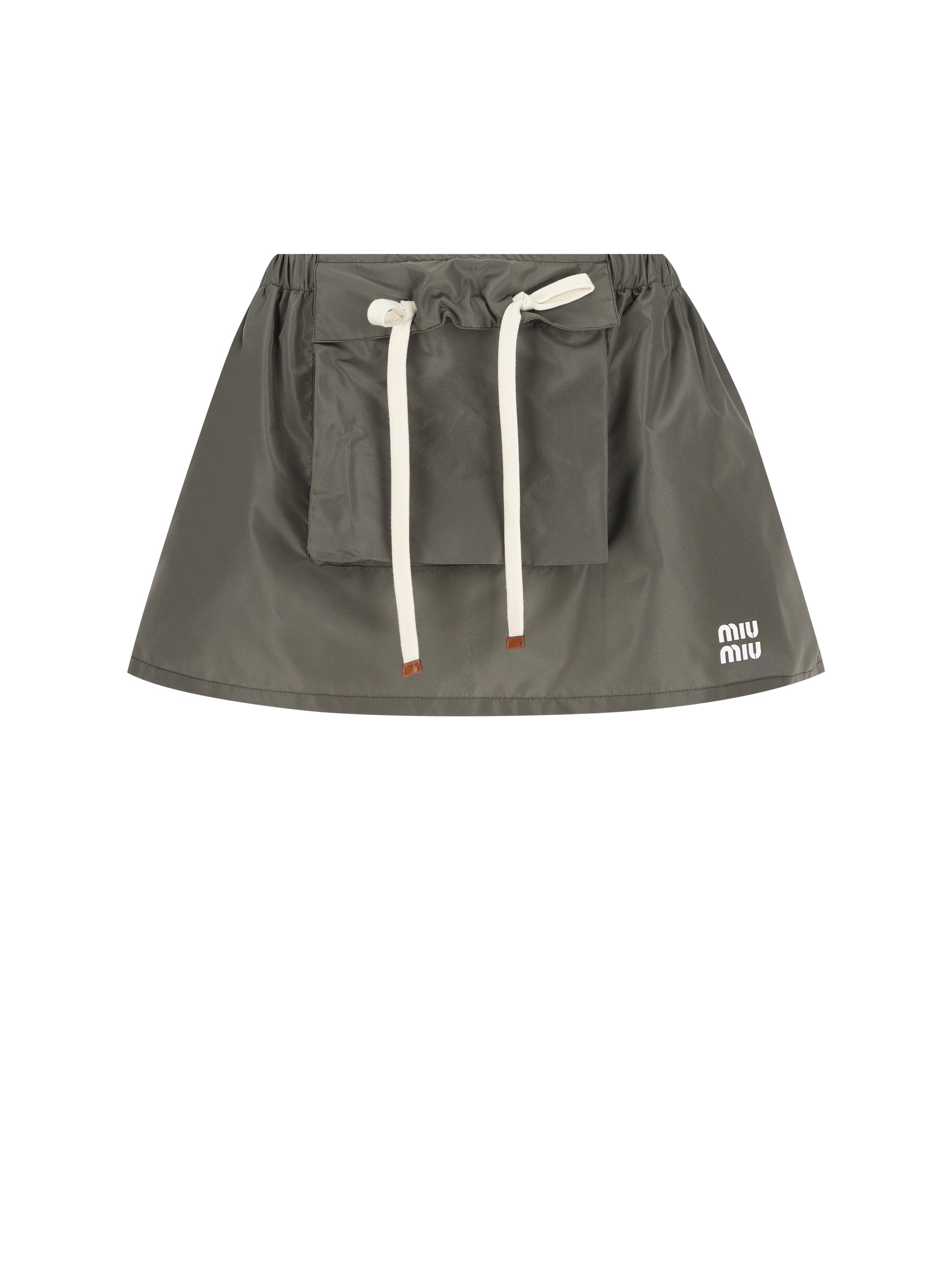 Minigonna realizzata in tela. MG2704 121IF0414 MIU MIU 