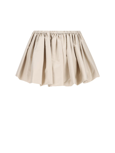 Minigonna in pongé tec. MG2713 1904F0D91 MIU MIU 