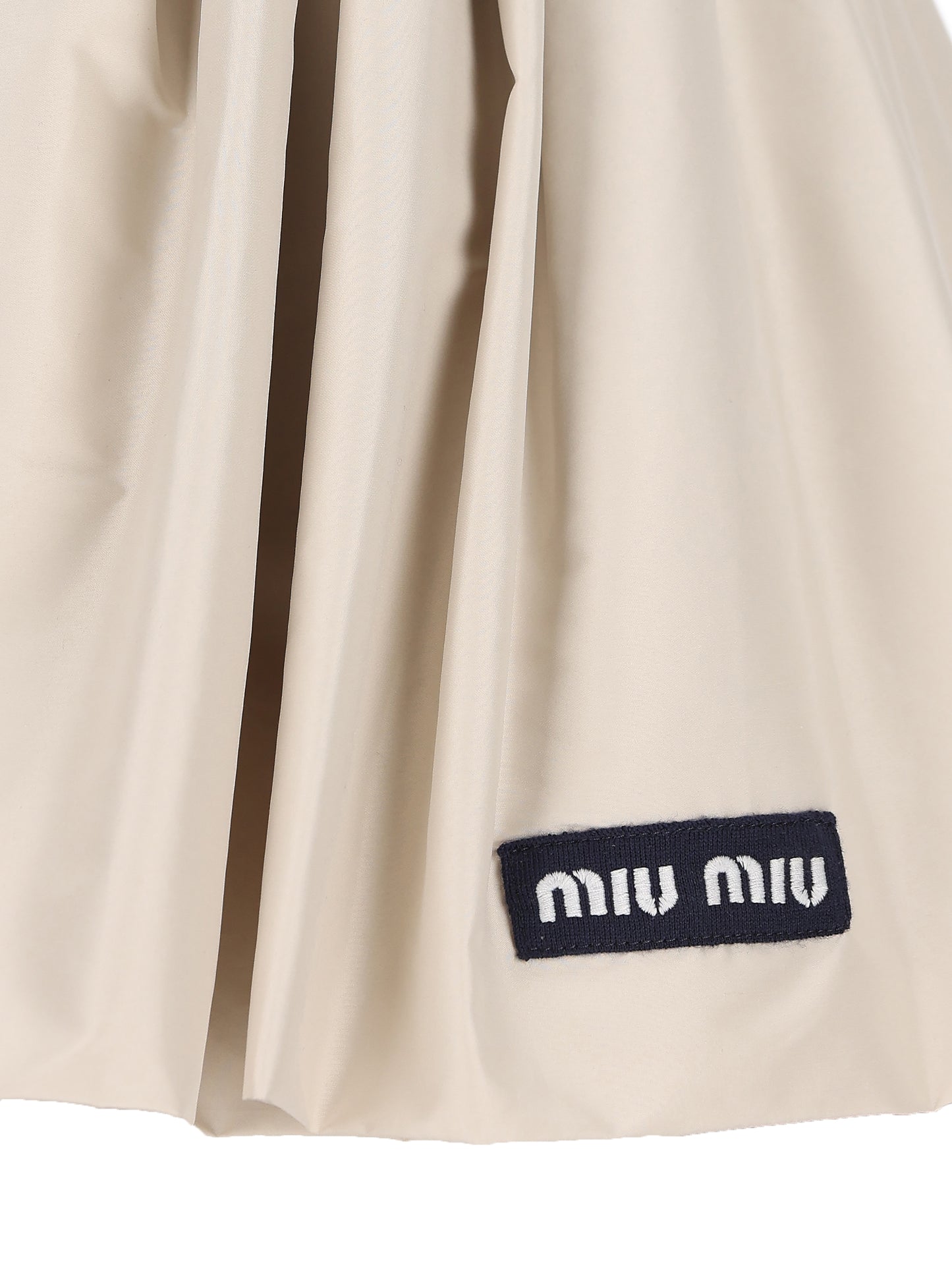 Minigonna in pongé tec. MG2713 1904F0D91 MIU MIU 