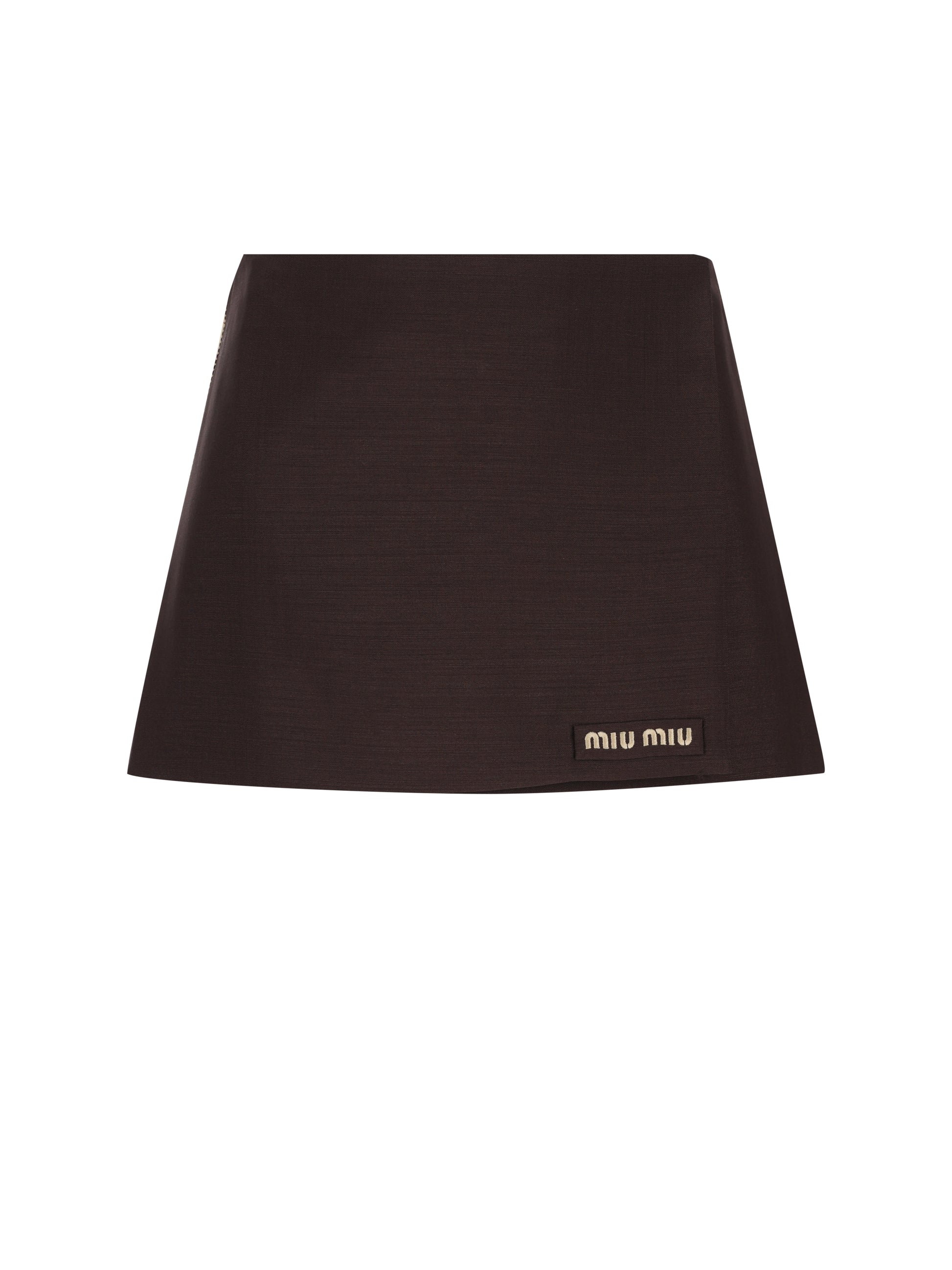 Gonna realizzata in mohair. MG2724 12I1F0324 MIU MIU 