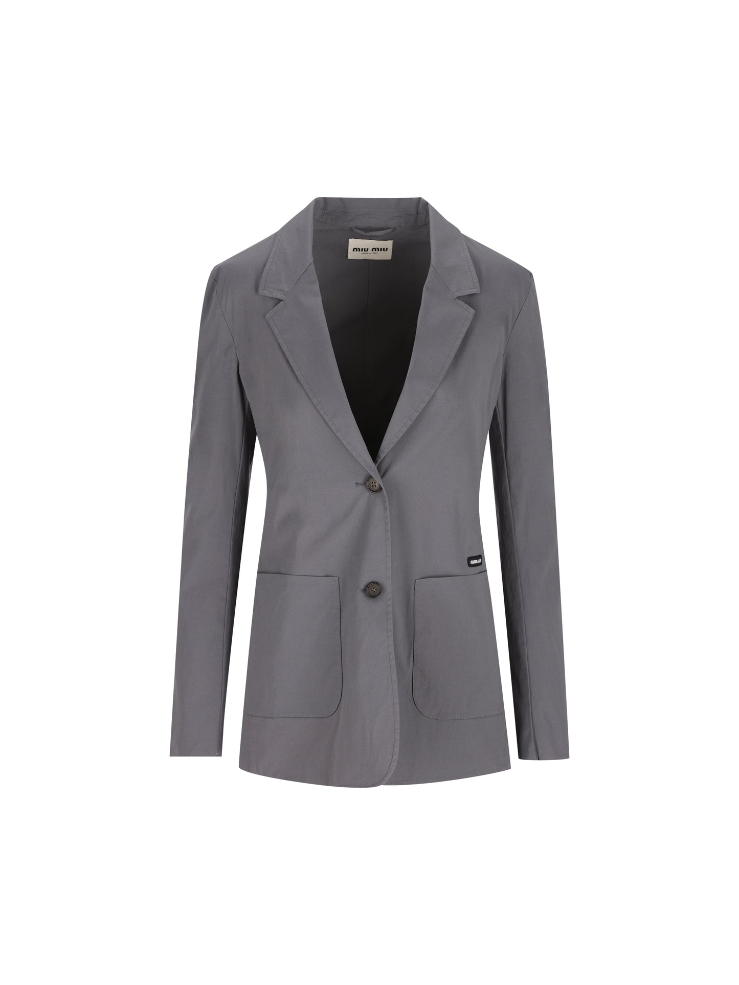 Giacca in popeline stretch washed MH2071 6472F0D65 MIU MIU 