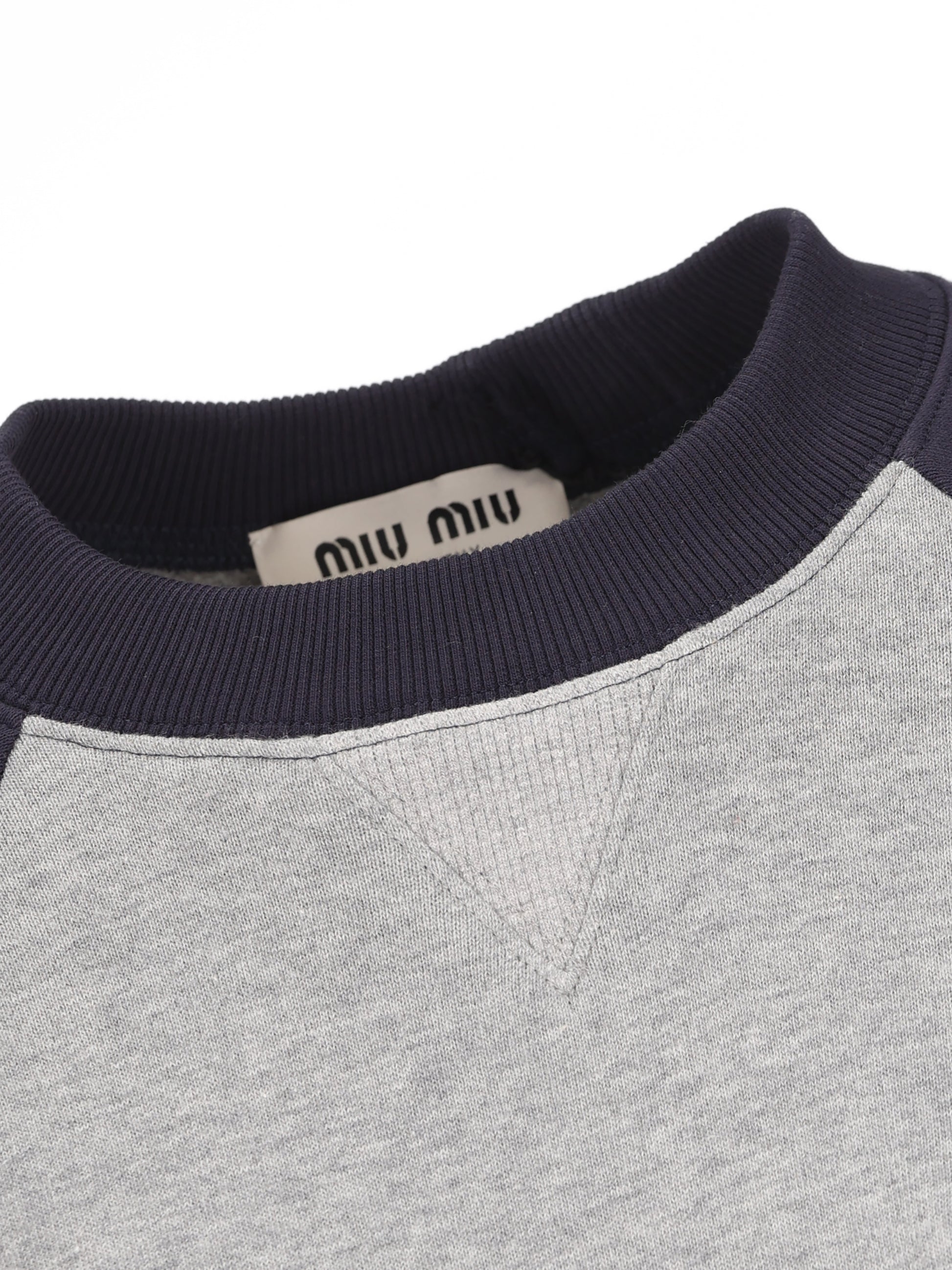 Felpa realizzata in puro cotone MJLA56 192PF0MZQ MIU MIU 