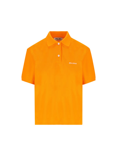 Polo realizzata in cotone. MJN535 14RWF0049 MIU MIU 