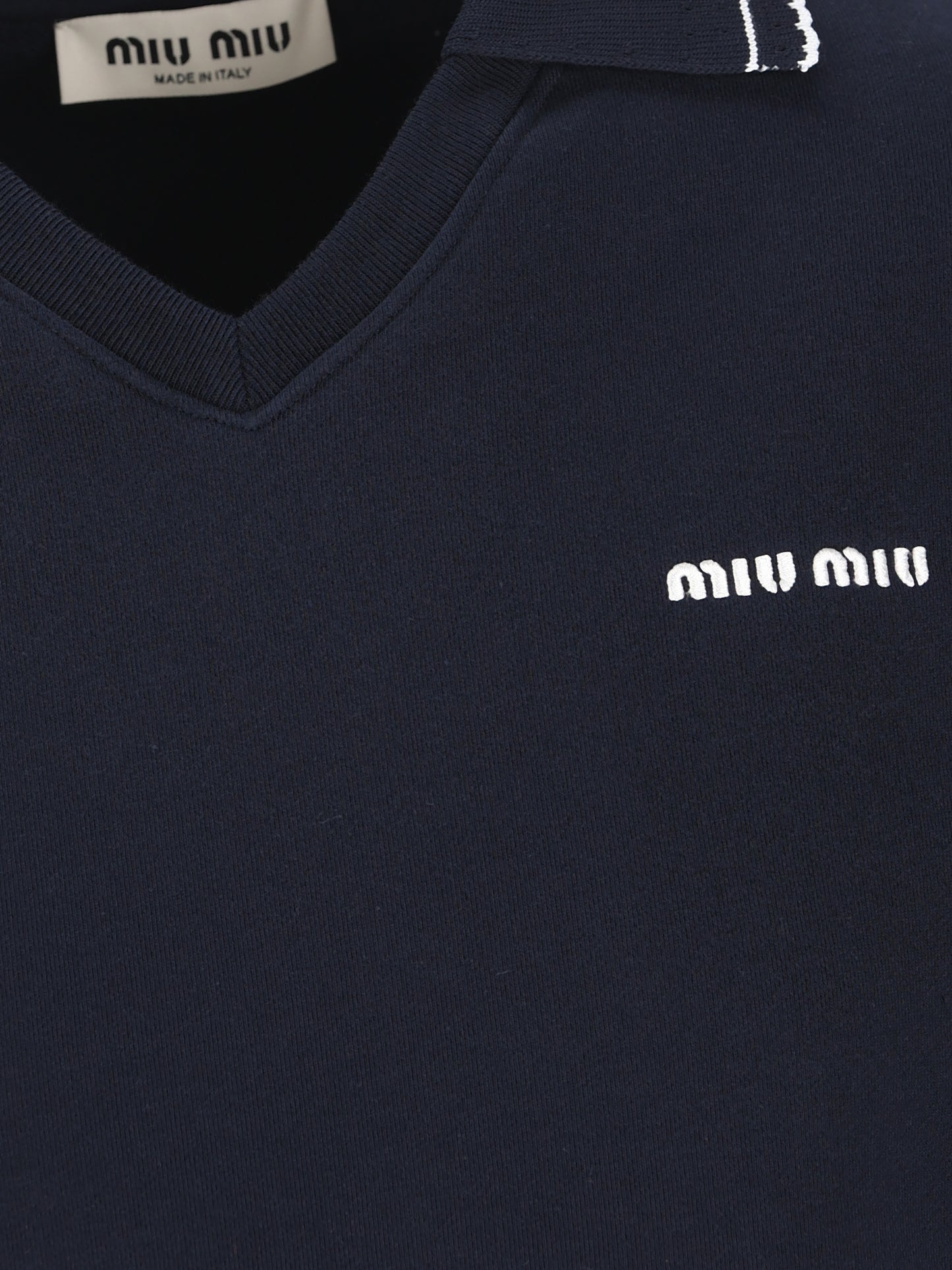 Felpa realizzata in cotone. MJNA41 191LF0008 MIU MIU 