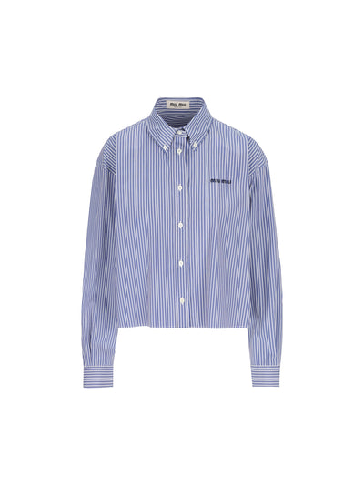 Camicia in cotone. MK2047 195DF098Z MIU MIU 