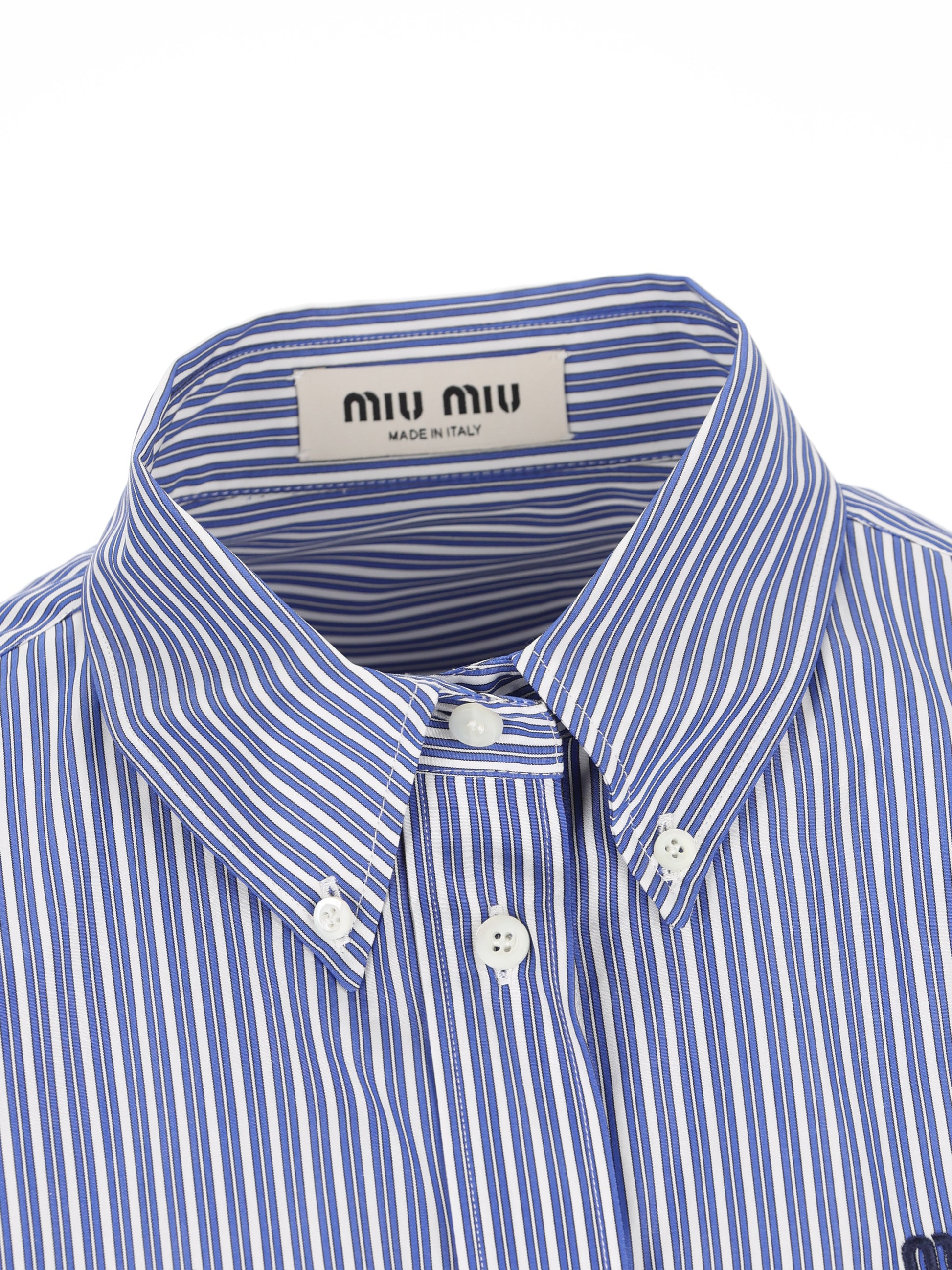 Camicia in cotone. MK2047 195DF098Z MIU MIU 
