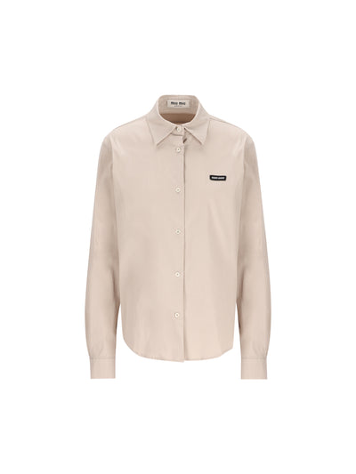 Camicia in Popeline stretch MK2061 6472F0A08 MIU MIU 