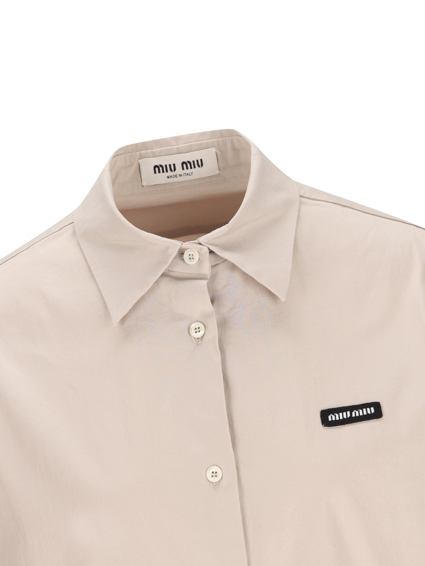 Camicia in Popeline stretch MK2061 6472F0A08 MIU MIU 