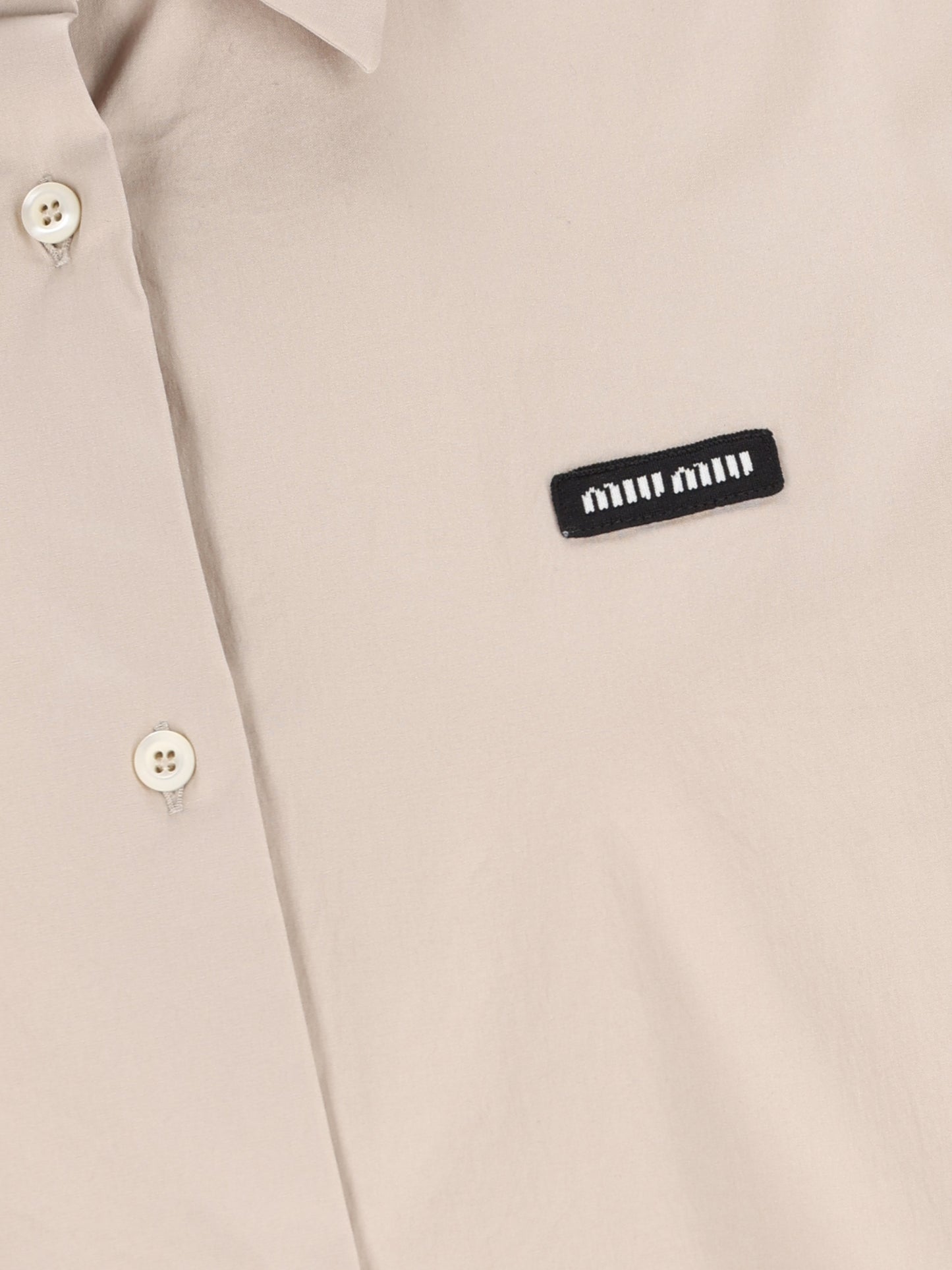 Camicia in Popeline stretch MK2061 6472F0A08 MIU MIU 