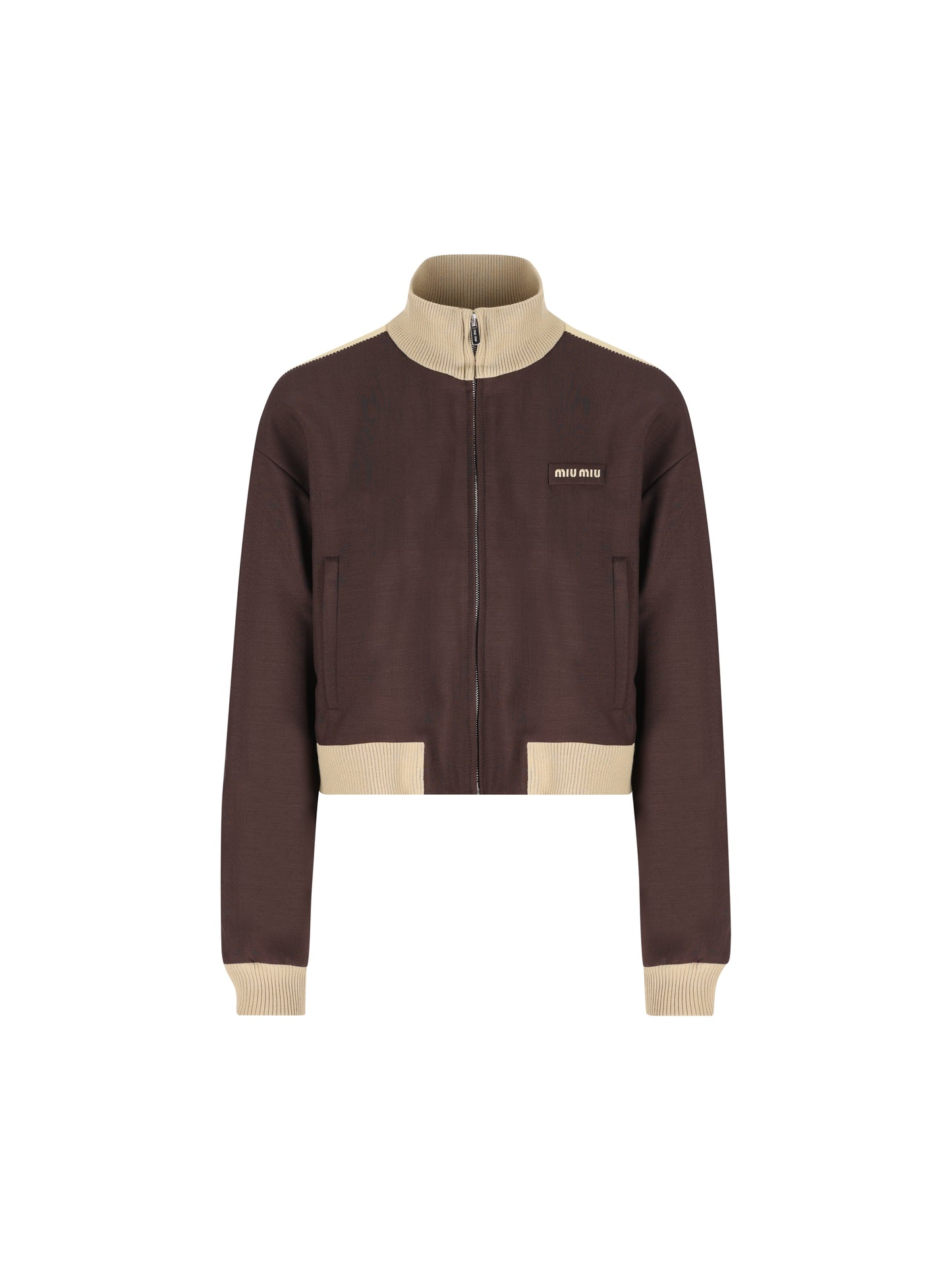 Blouson realizzato in mohair. ML1513 12I1F0324 MIU MIU 