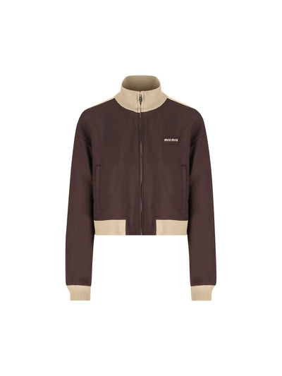 Blouson realizzato in mohair. ML1513 12I1F0324 MIU MIU 