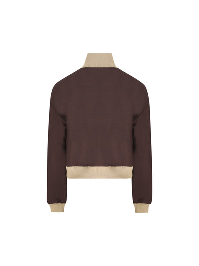 Blouson realizzato in mohair. ML1513 12I1F0324 MIU MIU 