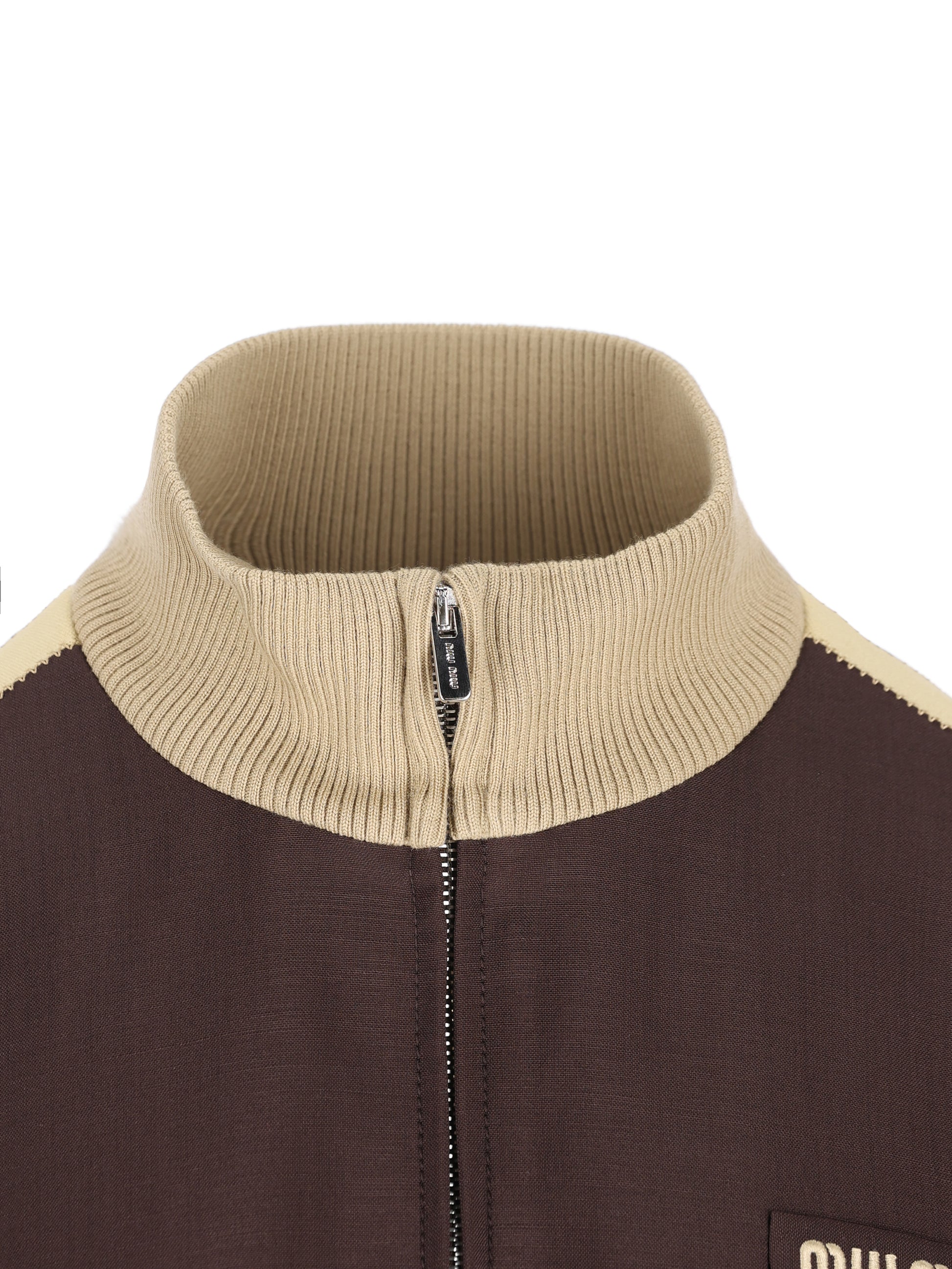 Blouson realizzato in mohair. ML1513 12I1F0324 MIU MIU 