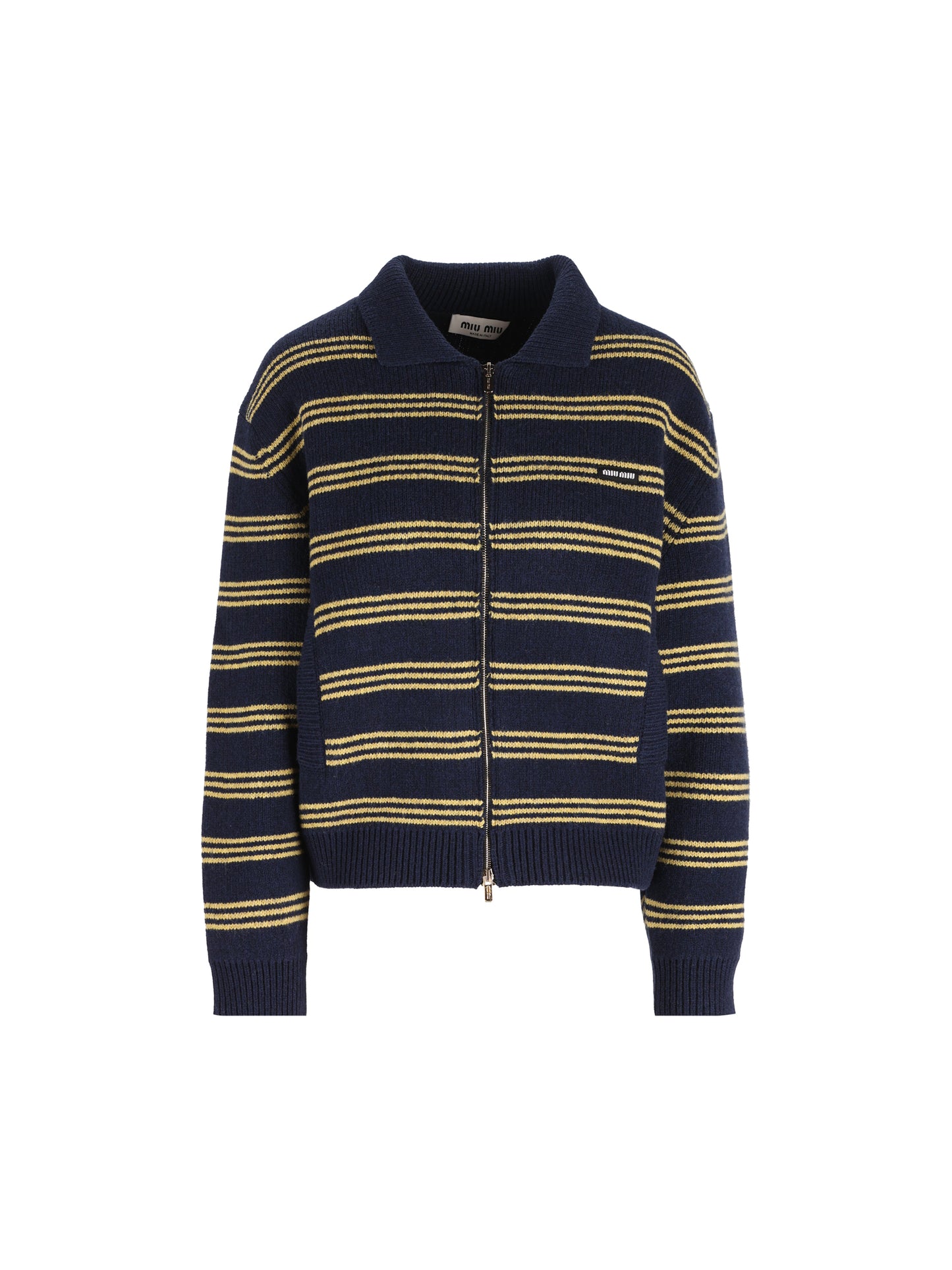 Cardigan realizzato in lana e cashmere. MMF04A 6300F0008 MIU MIU 