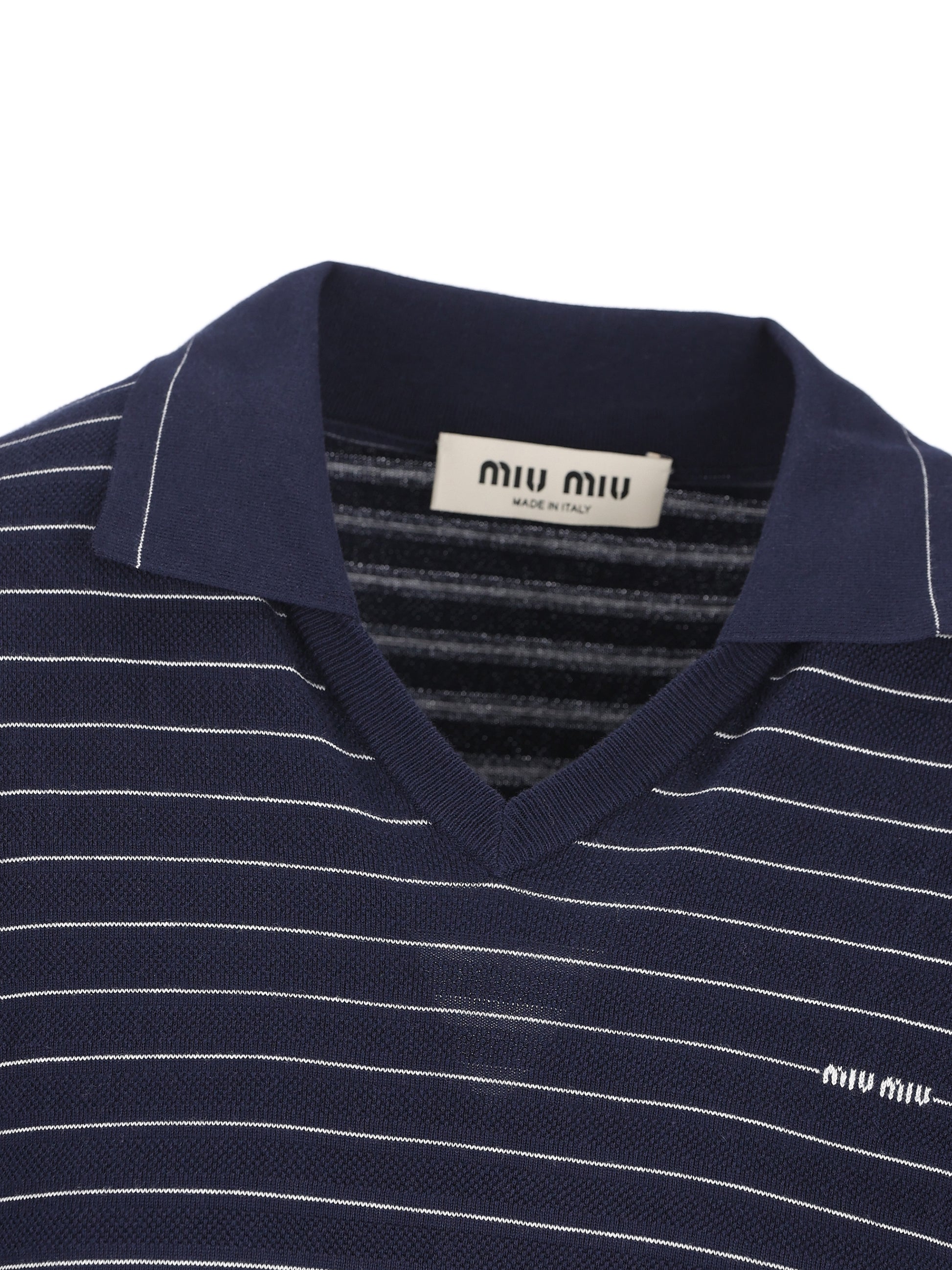 Maglia realizzata in cotone. MML05Q 184QF0008 MIU MIU 