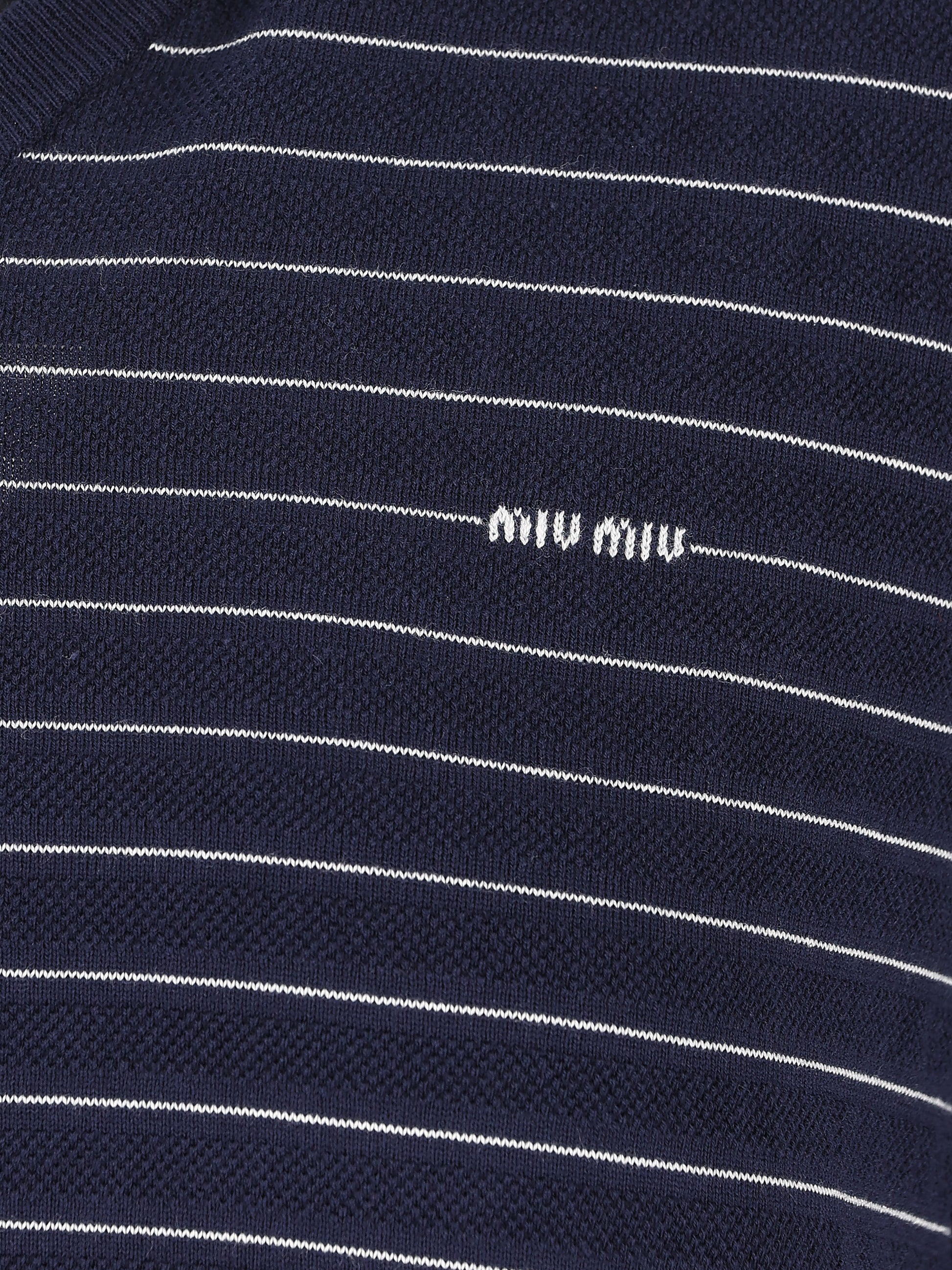 Maglia realizzata in cotone. MML05Q 184QF0008 MIU MIU 