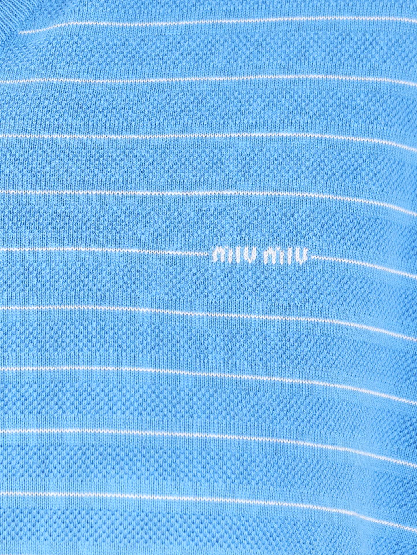 Maglia realizzata in cotone. MML05Q 184QF0013 MIU MIU 