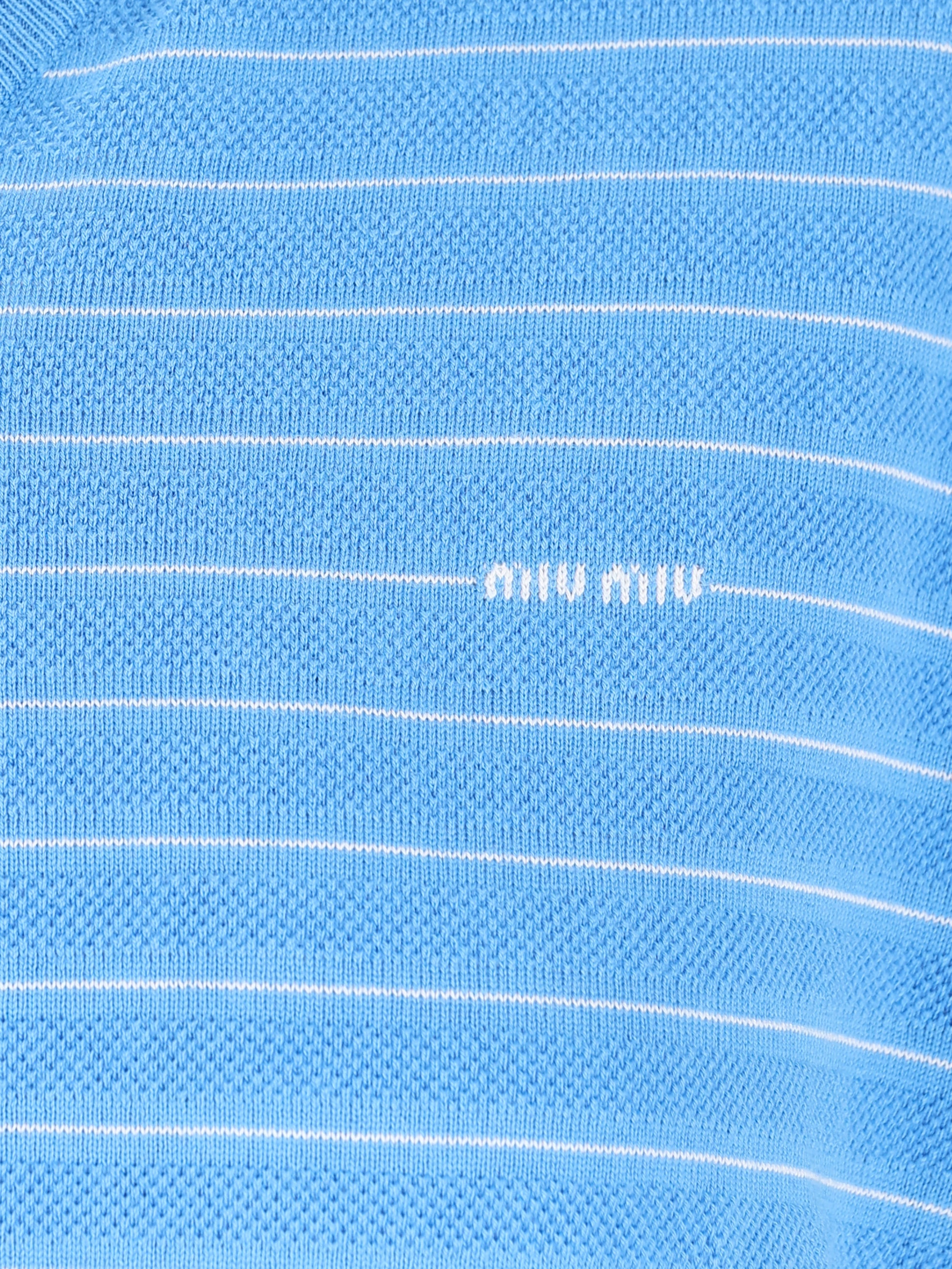 Maglia realizzata in cotone. MML05Q 184QF0013 MIU MIU 