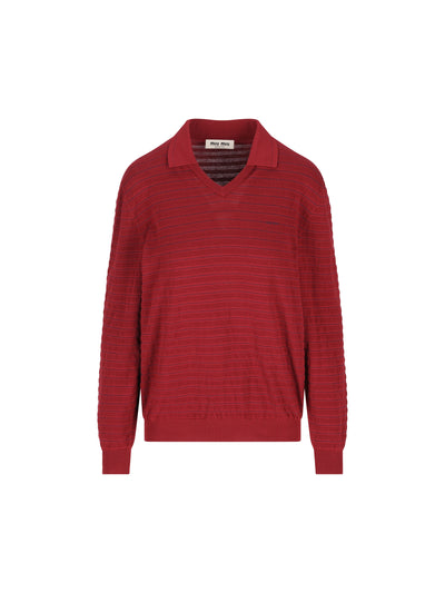Maglia realizzata in cotone. MML05R 184QF0399 MIU MIU 