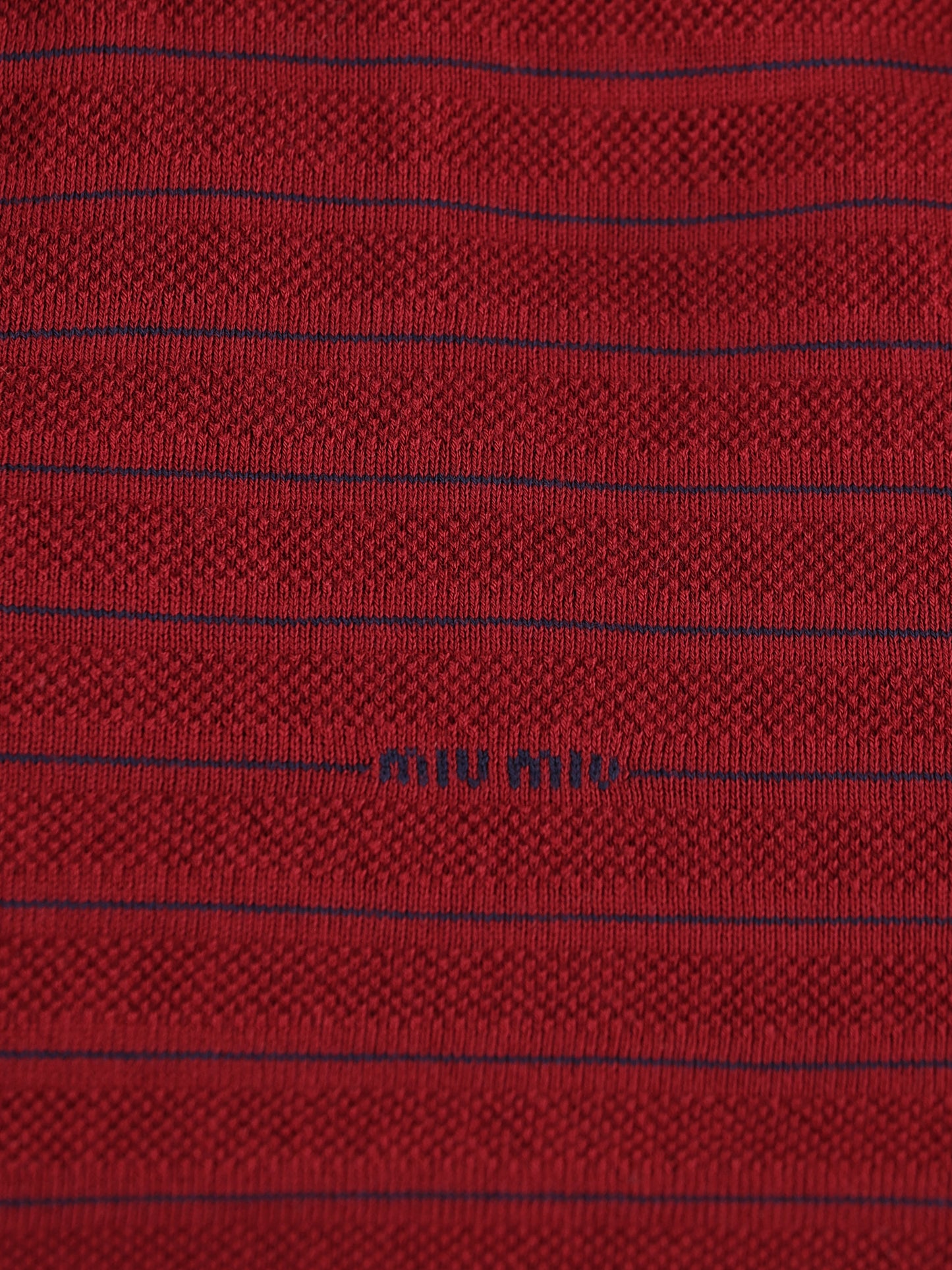 Maglia realizzata in cotone. MML05R 184QF0399 MIU MIU 