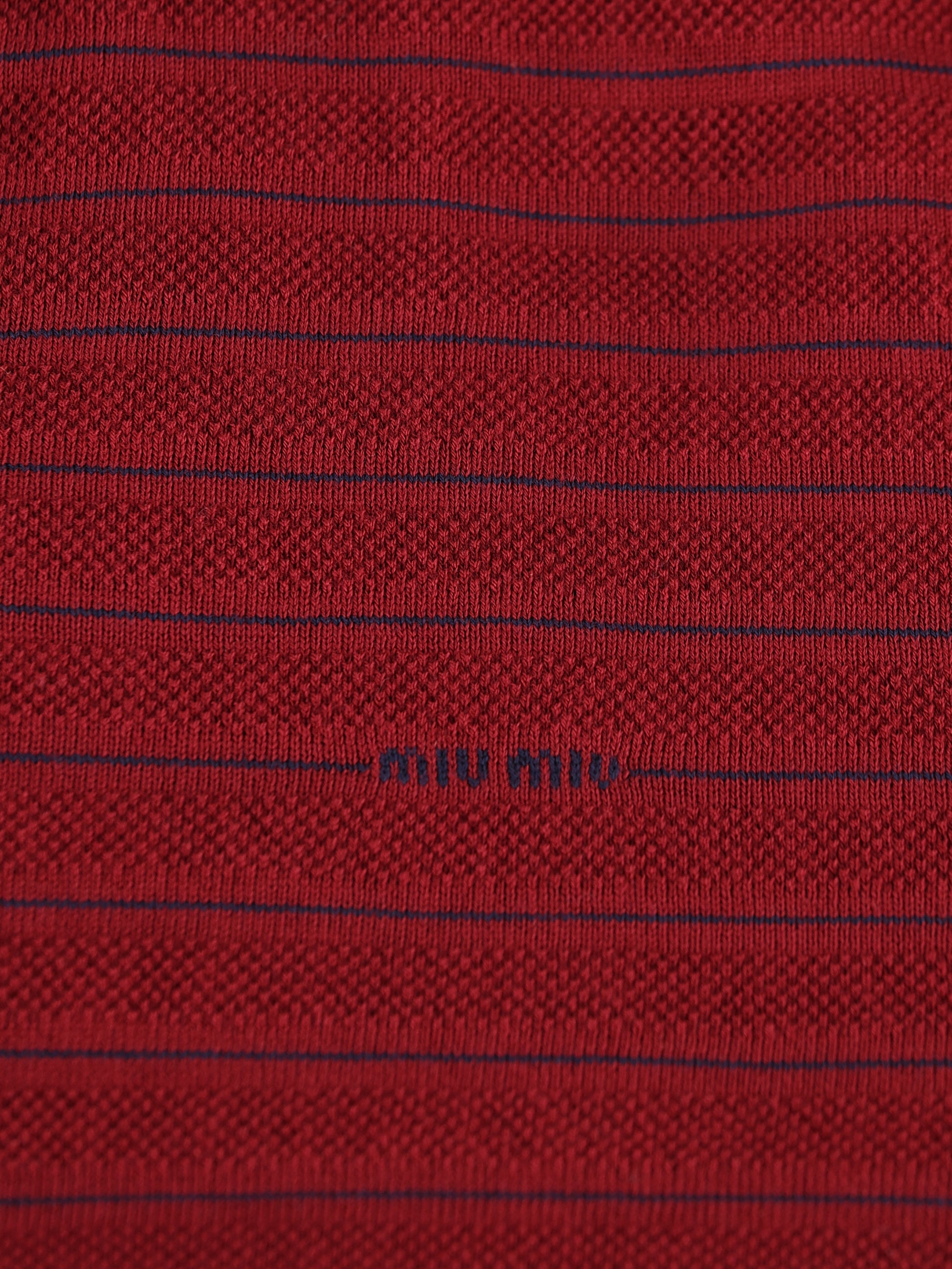 Maglia realizzata in cotone. MML05R 184QF0399 MIU MIU 