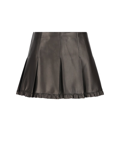 Gonna realizzata in nappa. MPD861 193YF0002 MIU MIU 