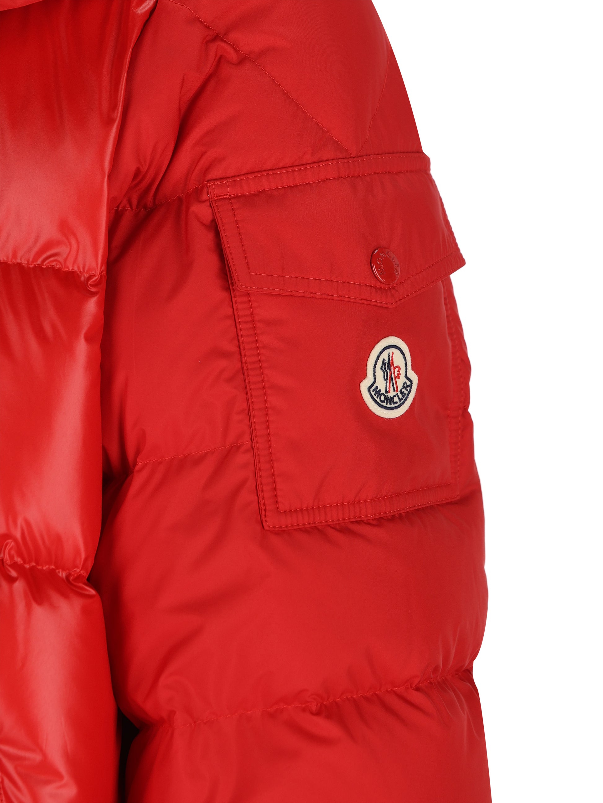 Piumino corto Moncler Maya con cappuccio M1A00138 597YX45D MONCLER 