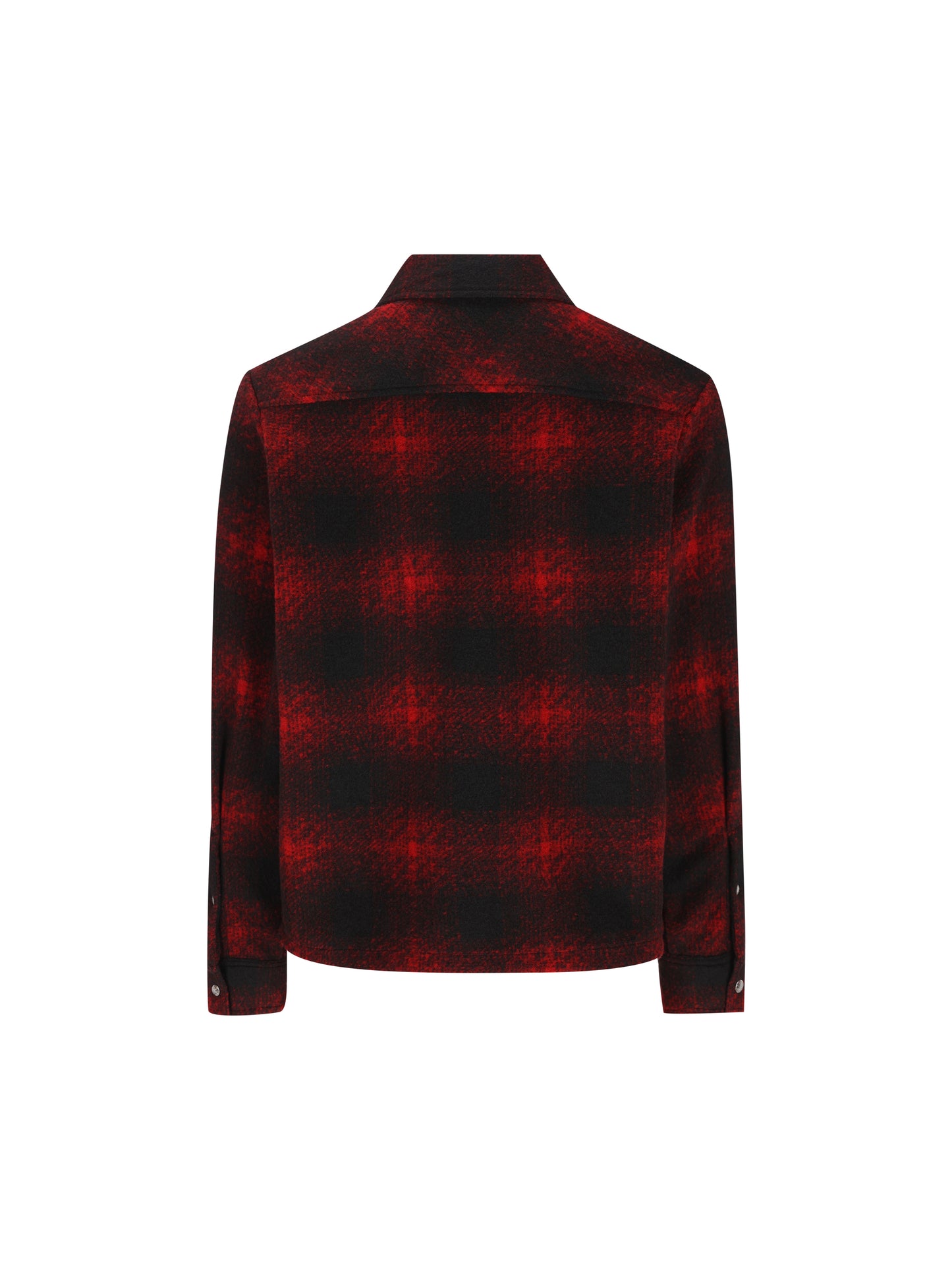 Camicia con zip in jersey a quadri M2F00035 89BKBF49 MONCLER 